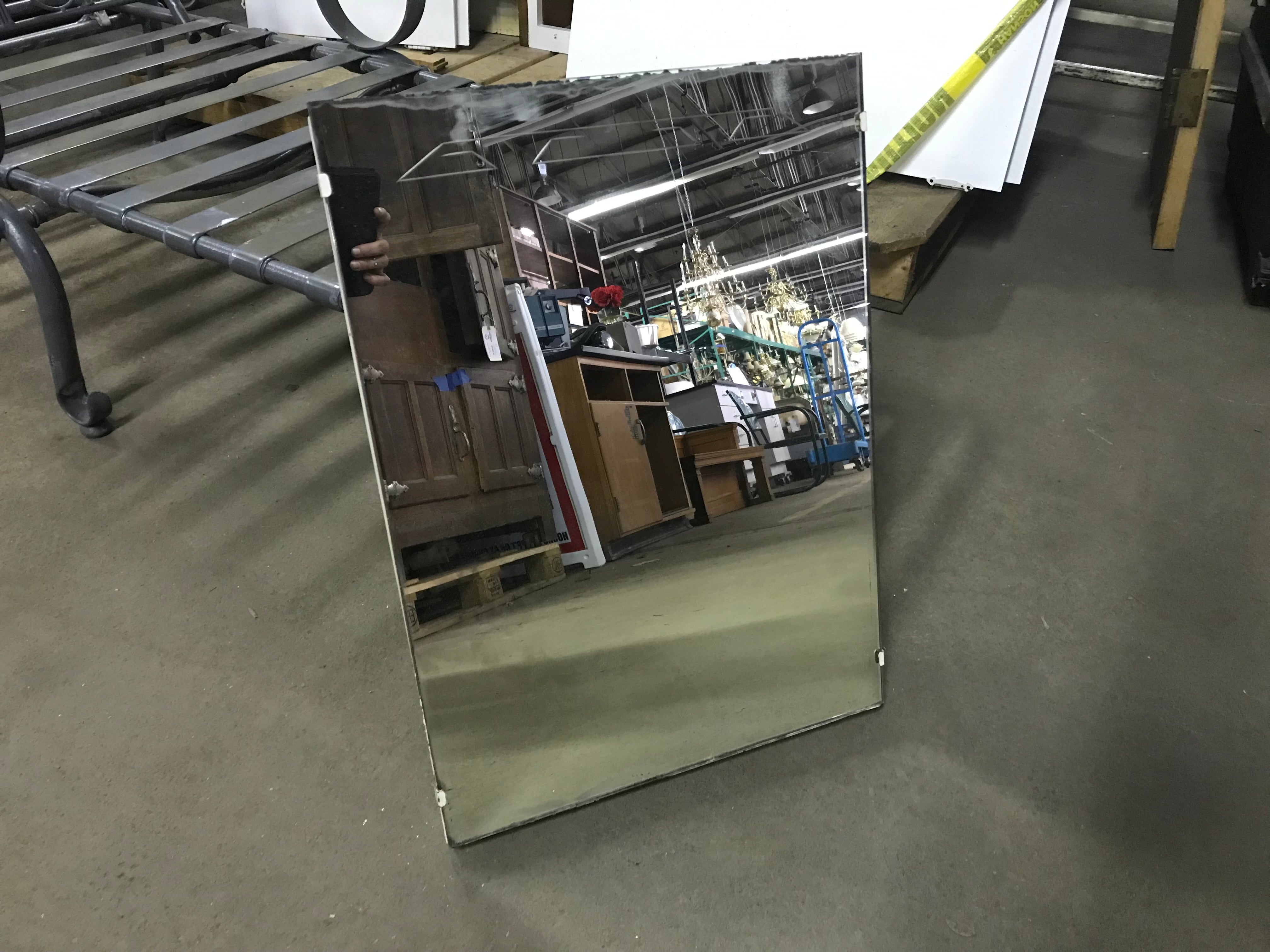 Etched Mirror Recessed Medicine Cabinet