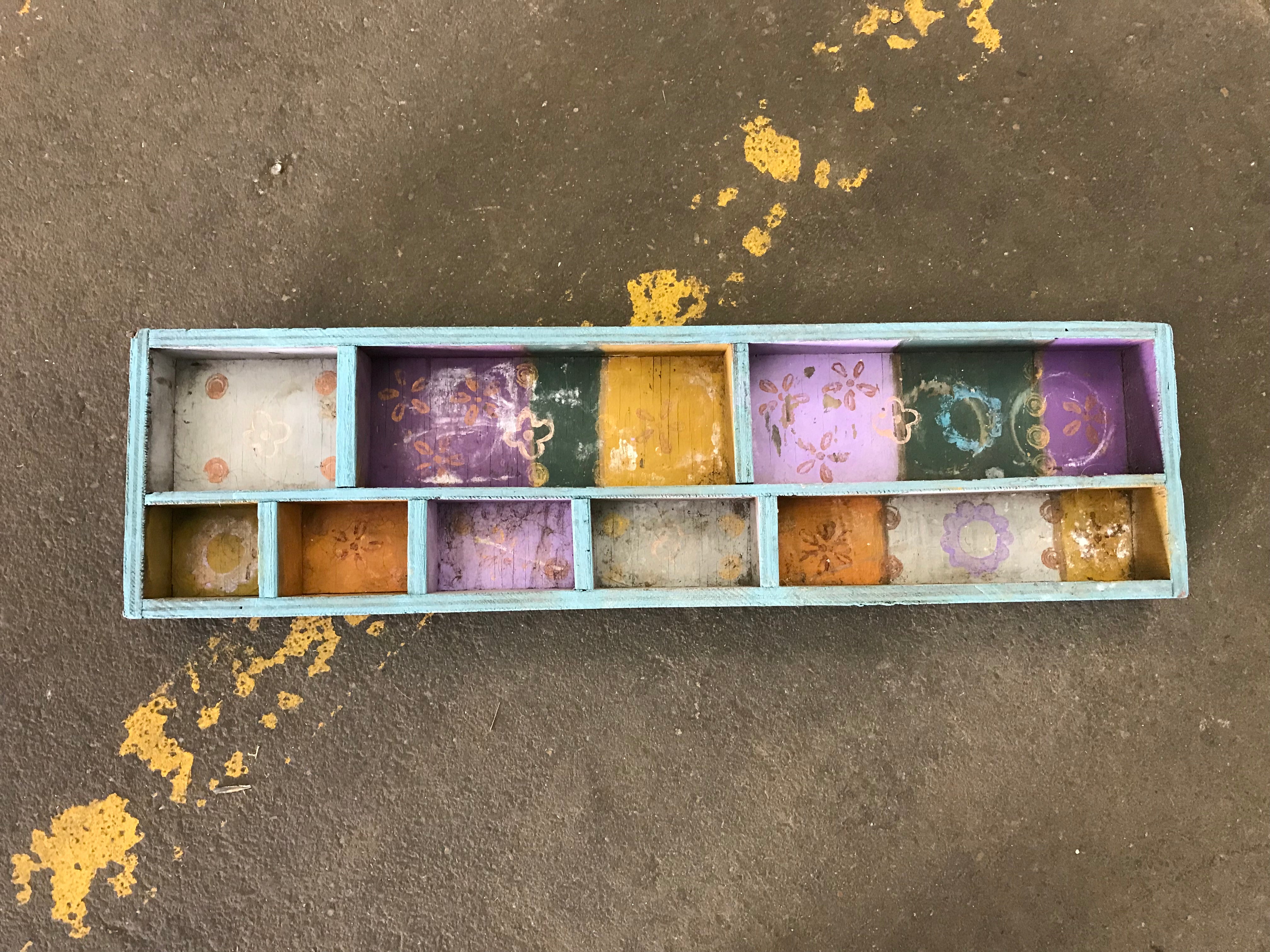 Painted Trinket Shelf
