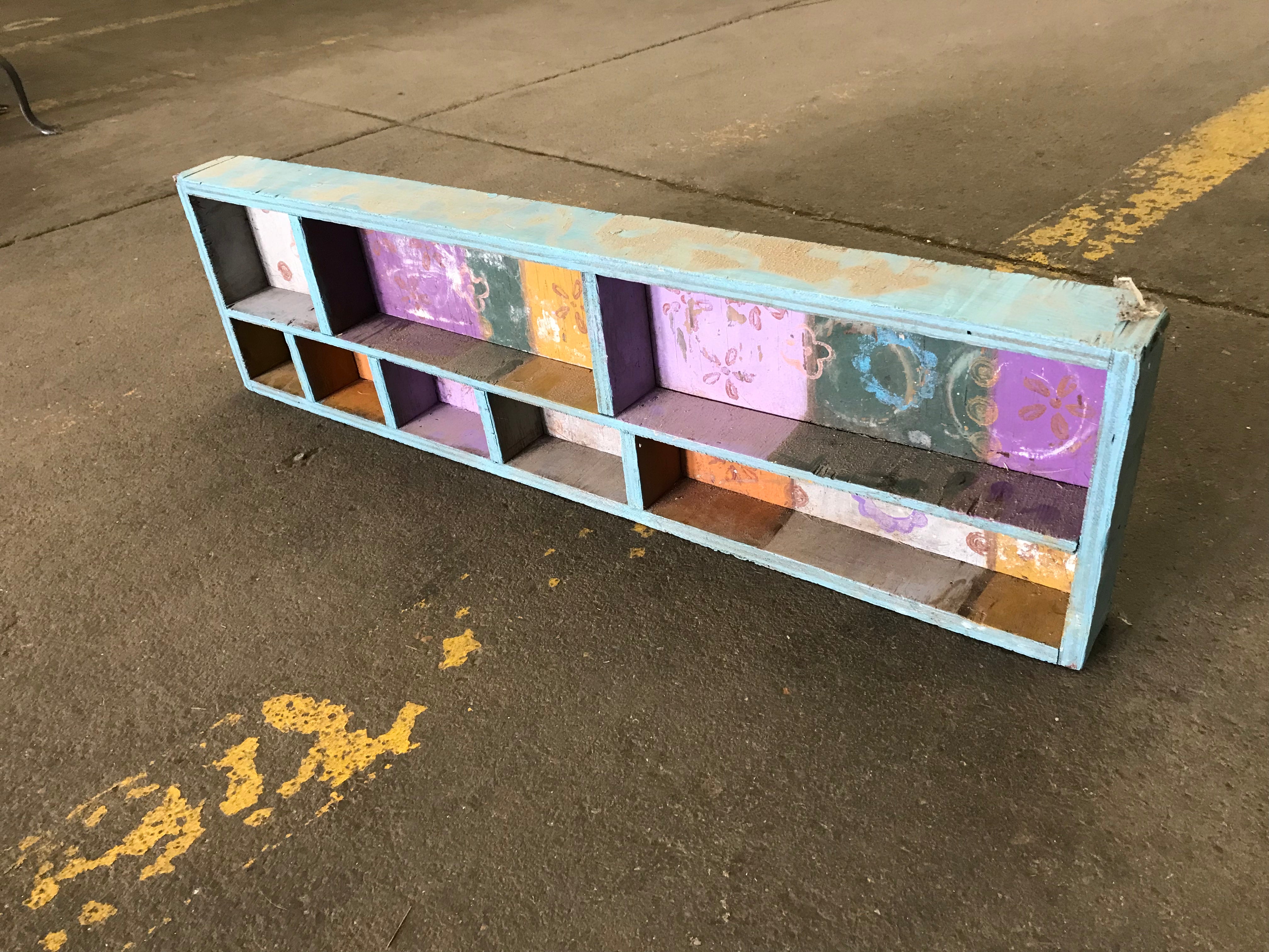 Painted Trinket Shelf