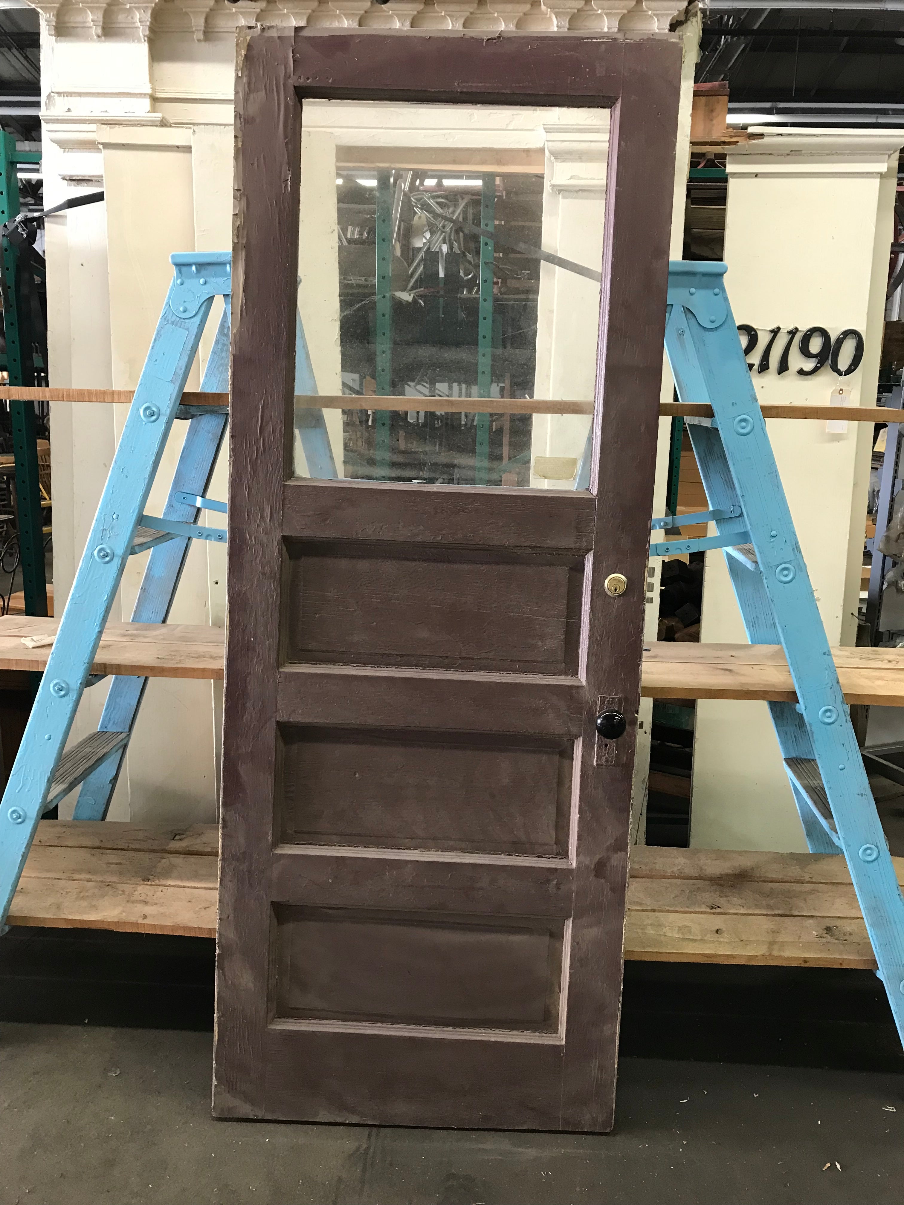 Three Panel Entry Door with Window