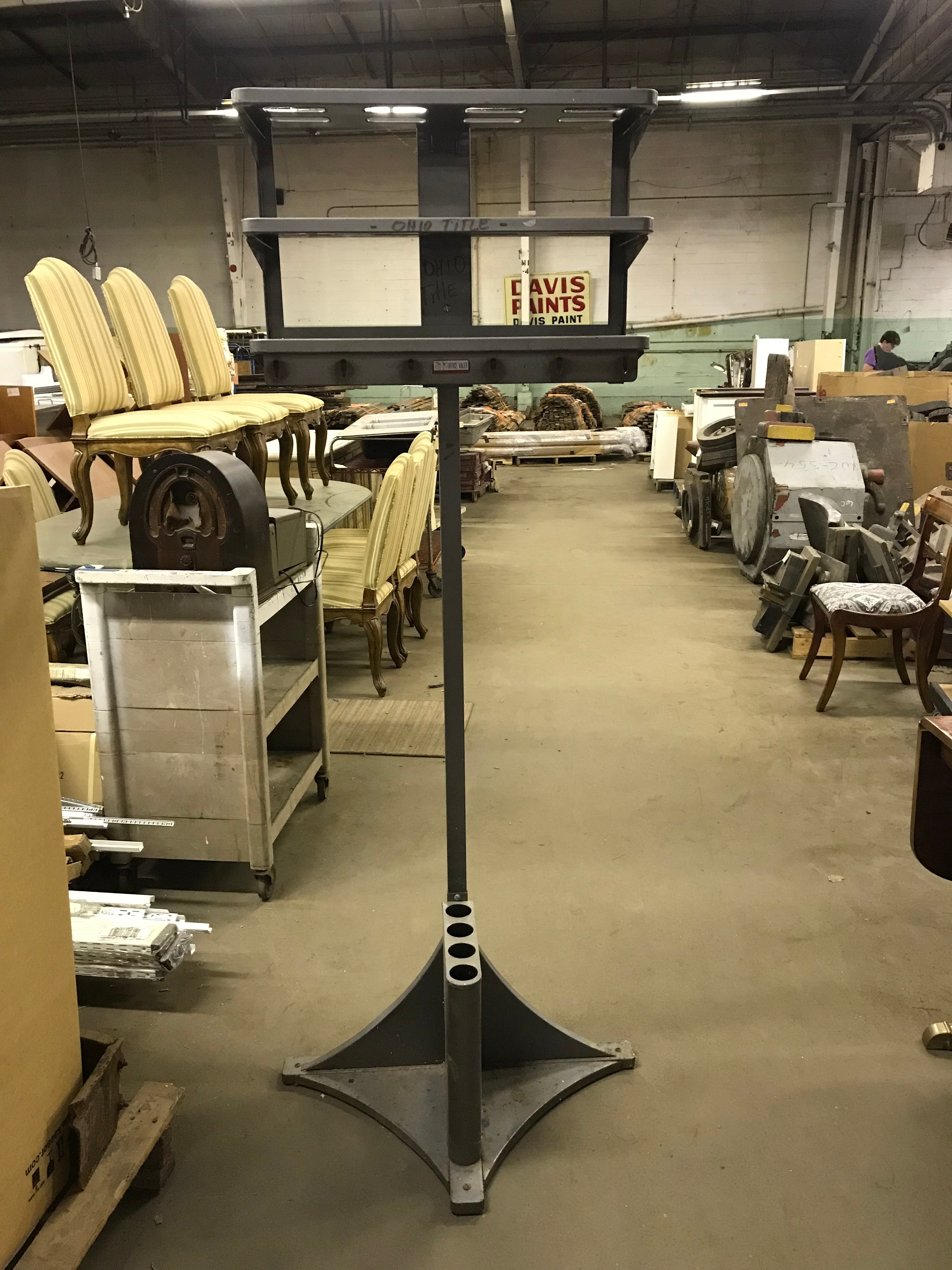Vintage Metal Office Valet