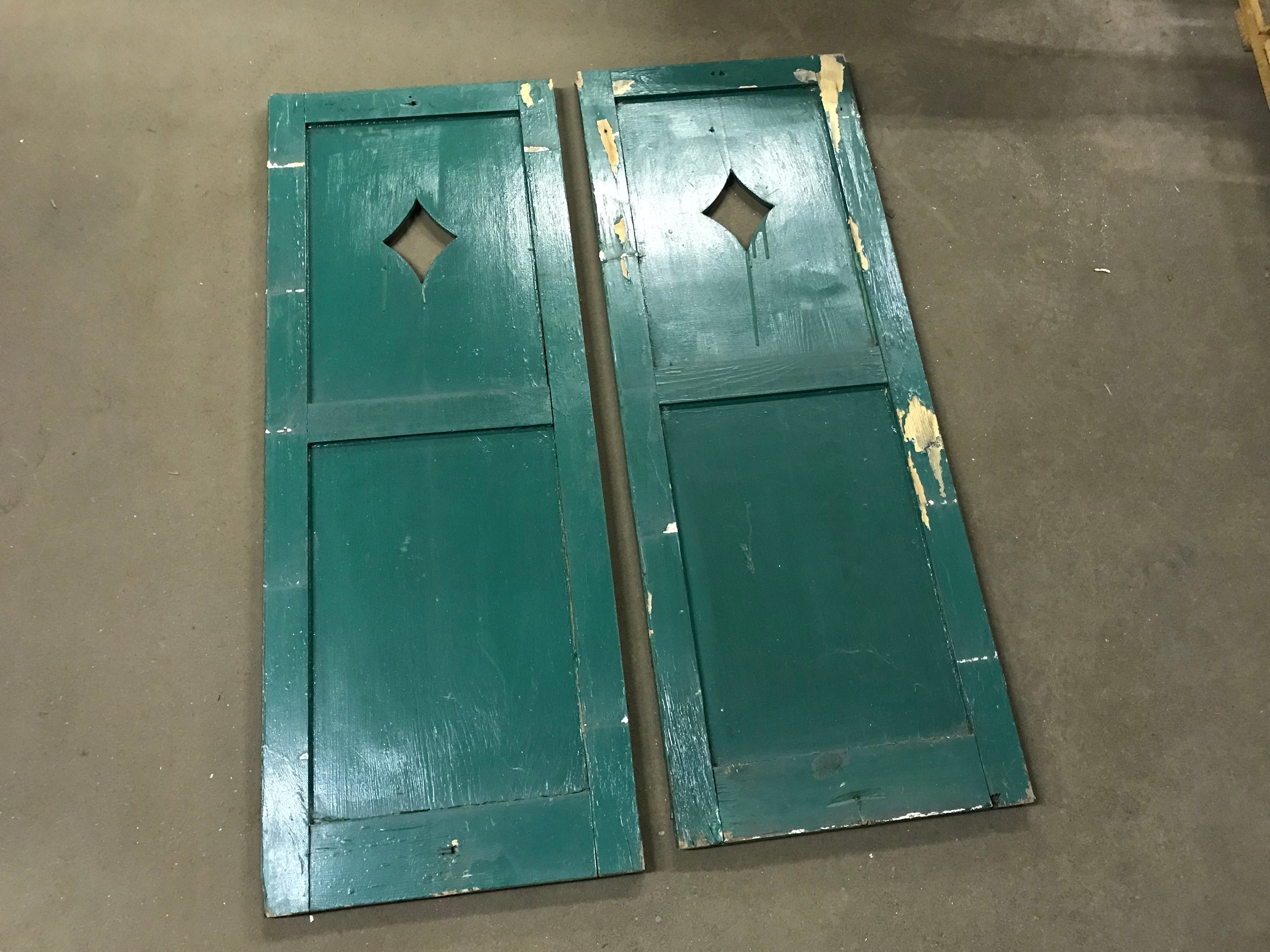 Pair of Diamond Shutters