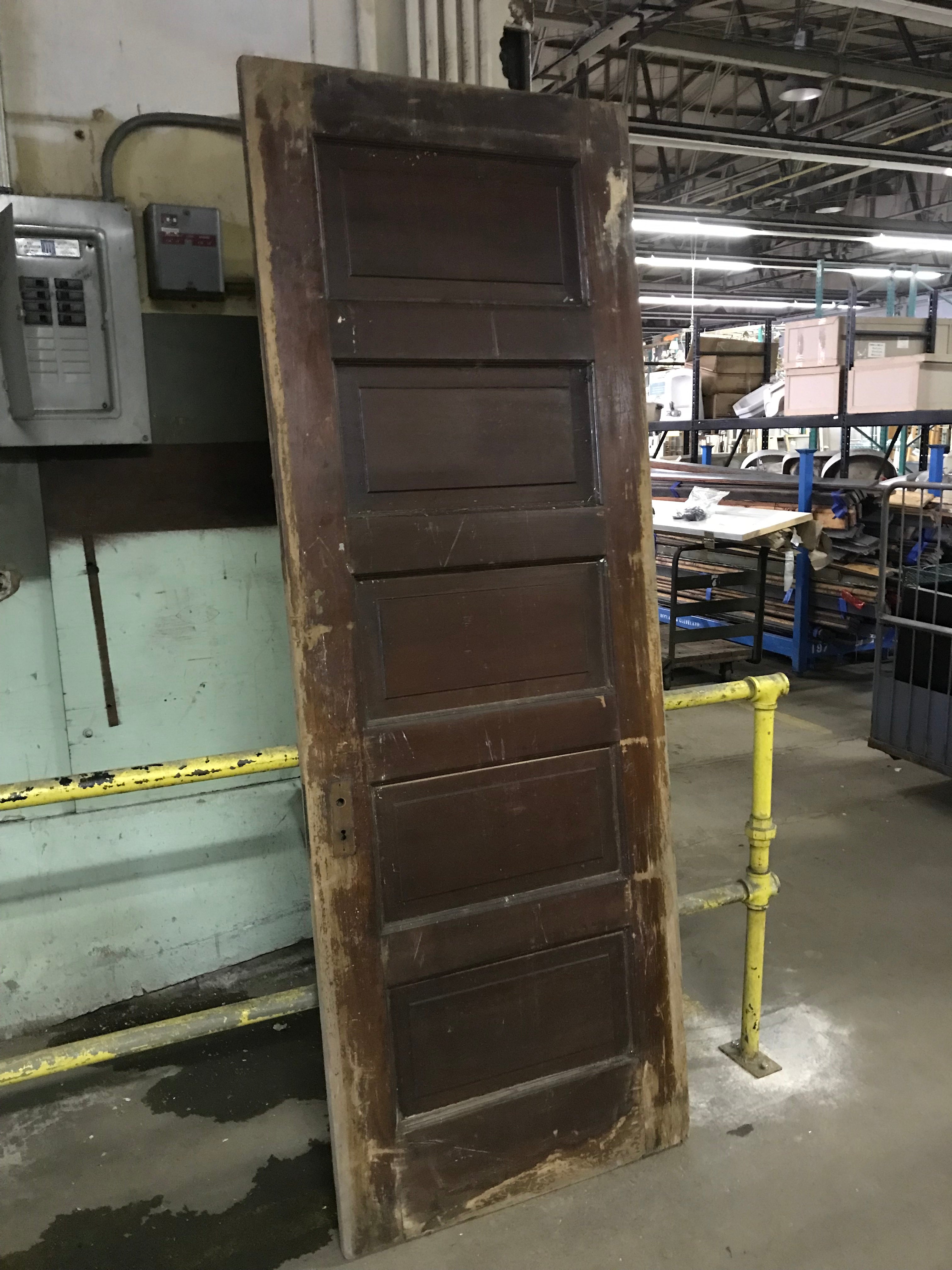 Five Panel Wooden Door