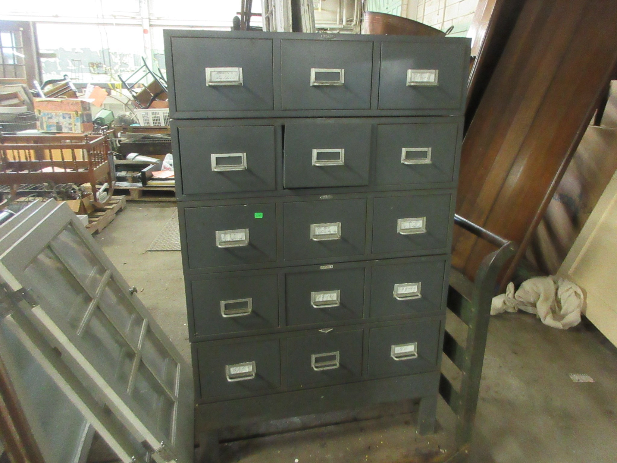 Industrial 15 Drawer Cabinet
