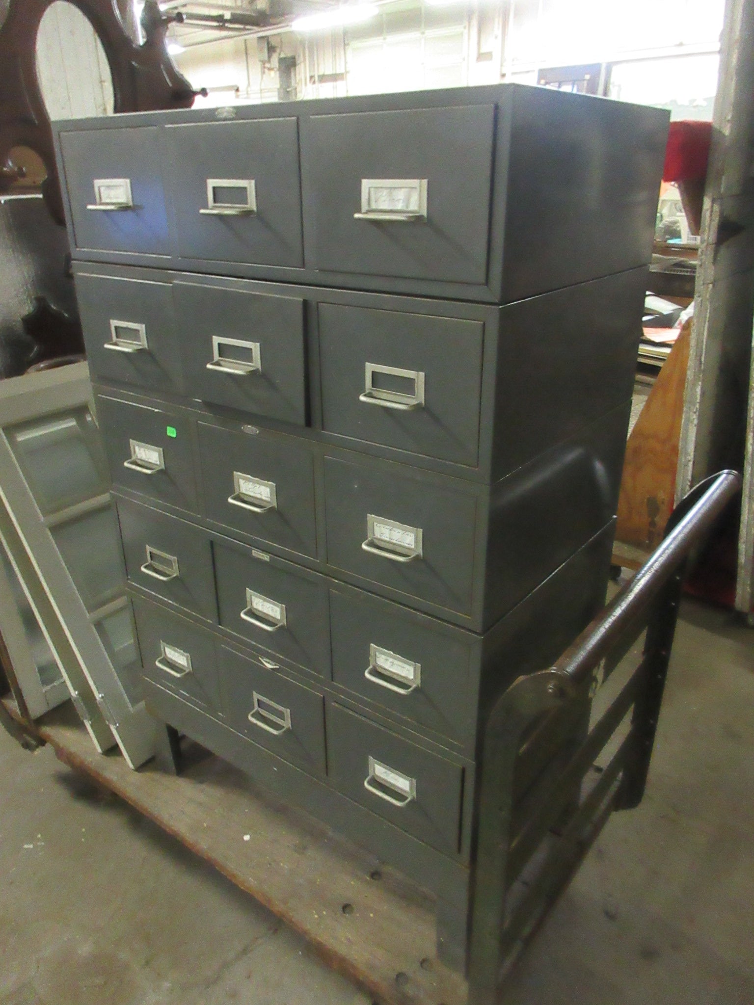 Industrial 15 Drawer Cabinet