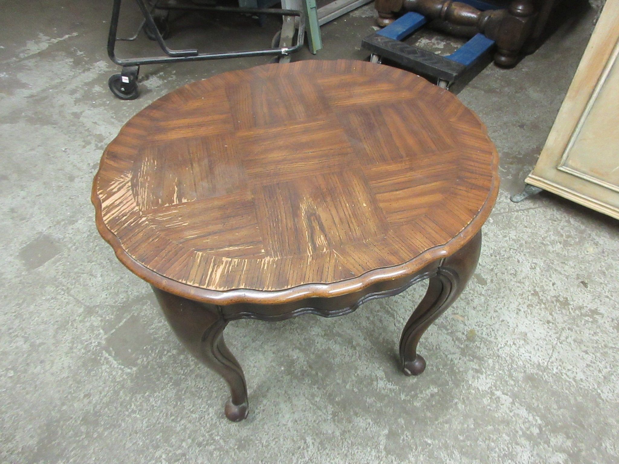 Beveled Edge End Table