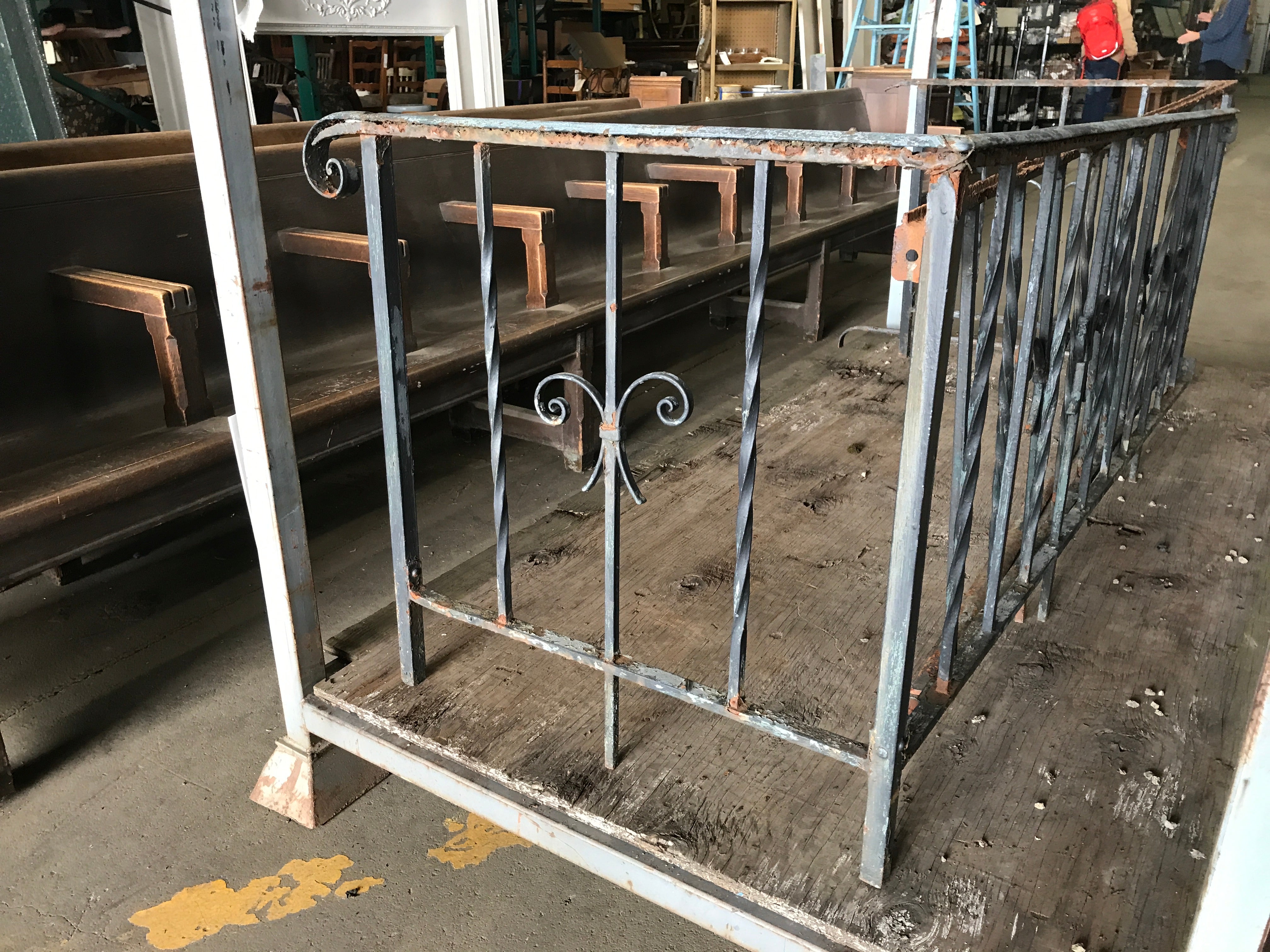 Exterior Wrought Iron Railing  74”  x 30”