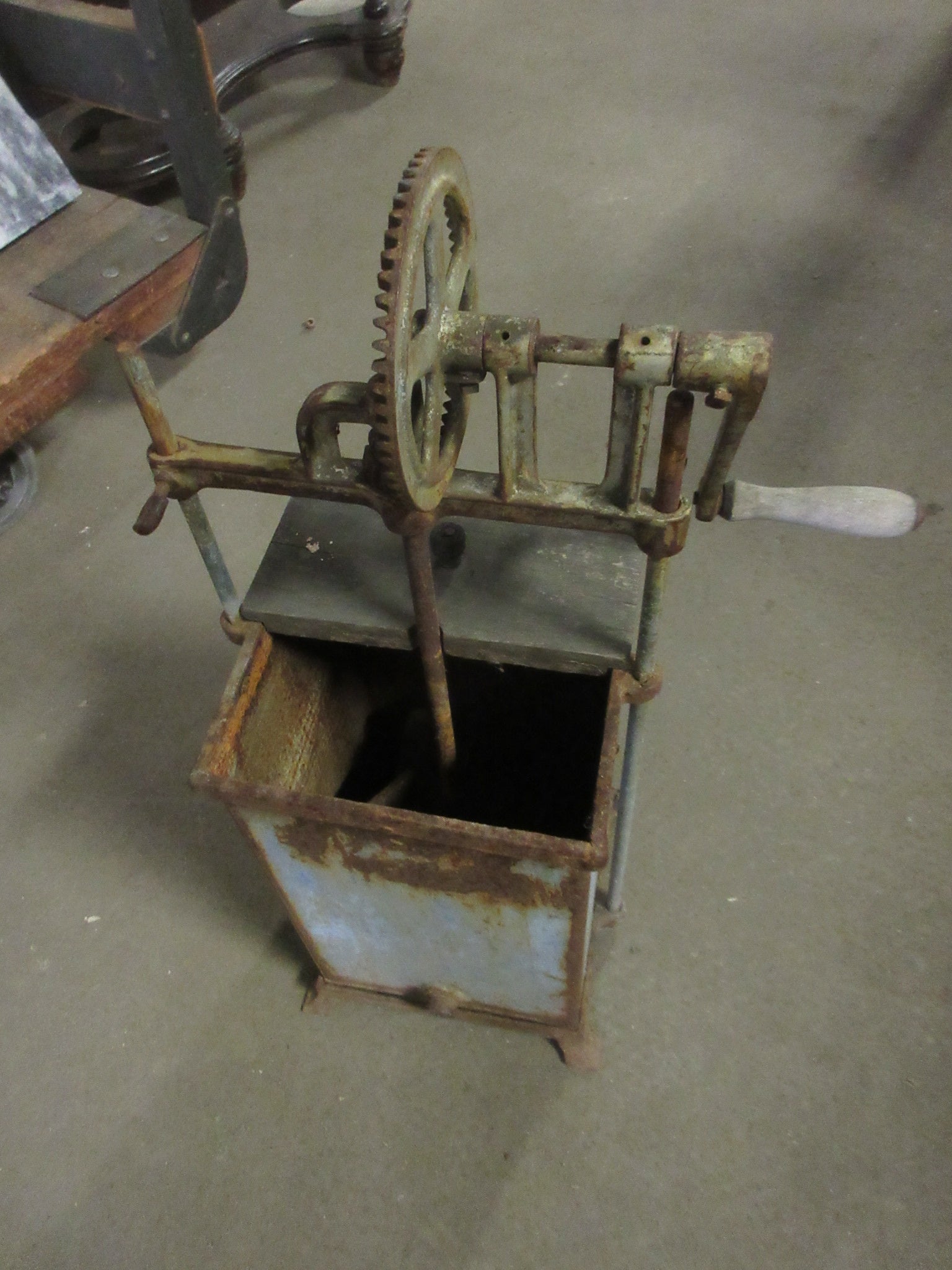 Antique Metal Ice Cream Maker