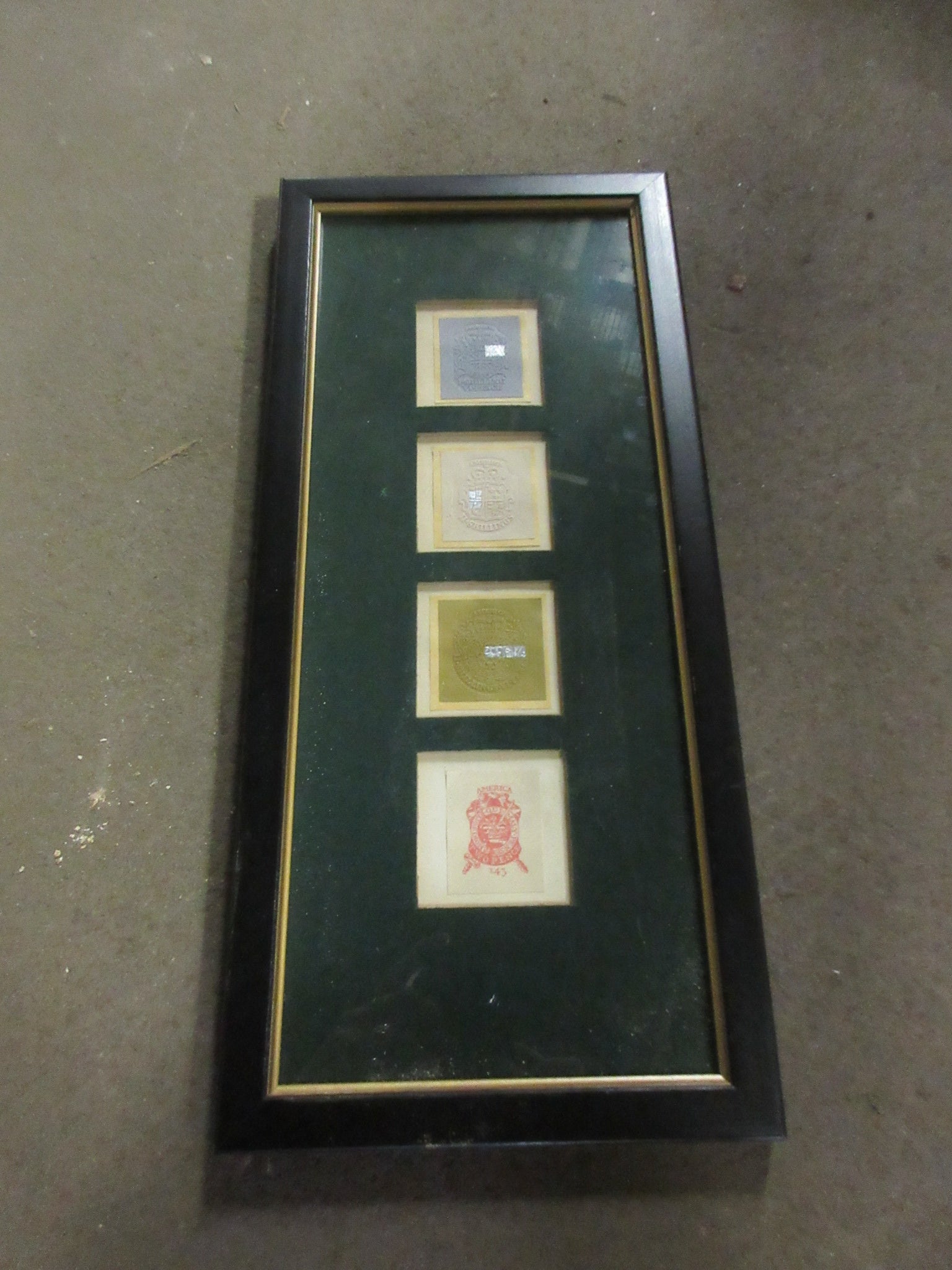 Framed American Stamp Act Art
