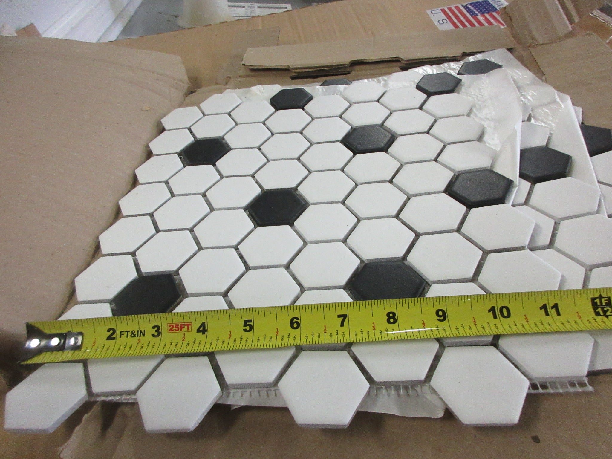 Lot of Hexagonal Mosaic Tile