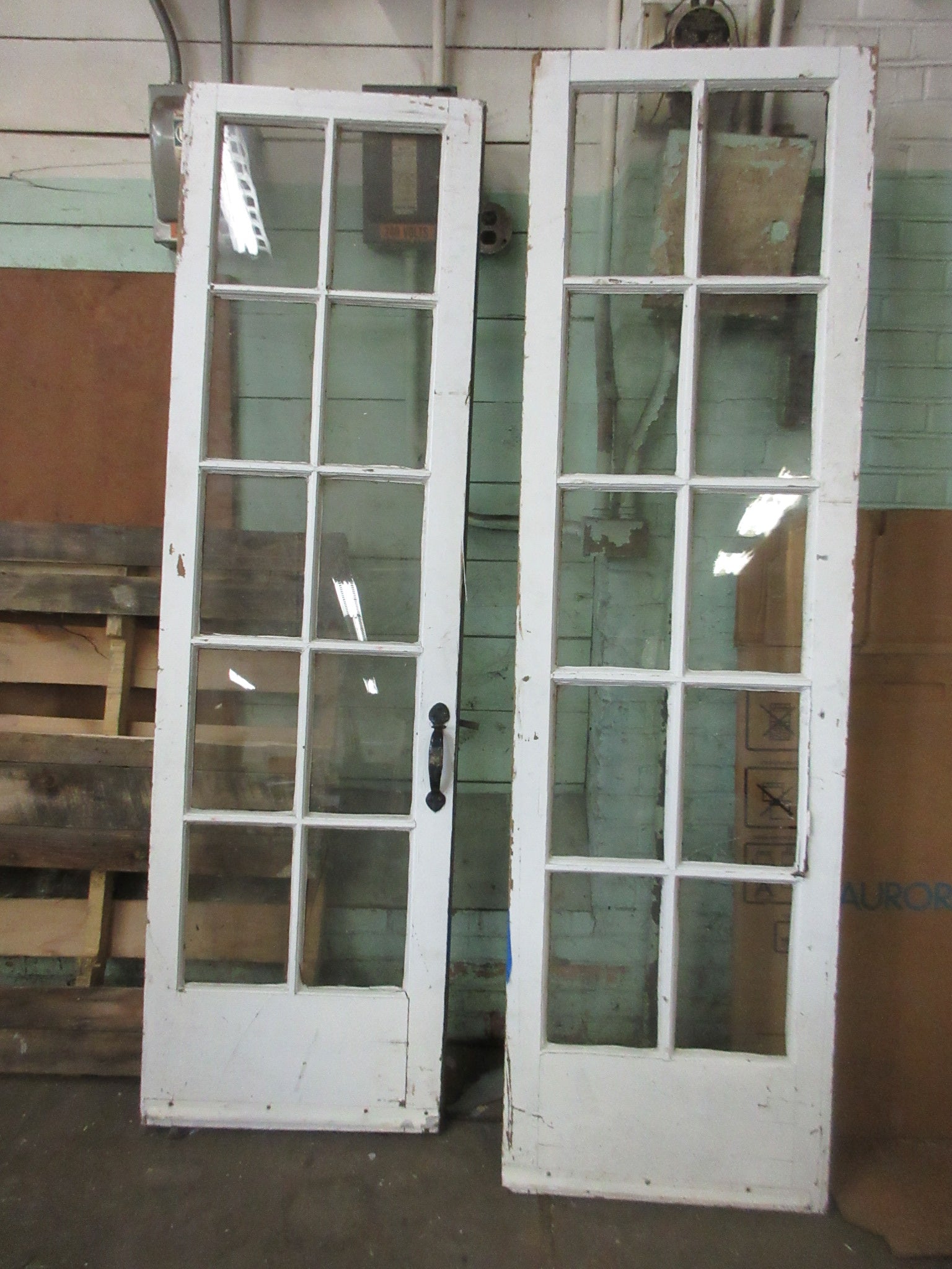 Pair of Exterior 10 Lite French Doors