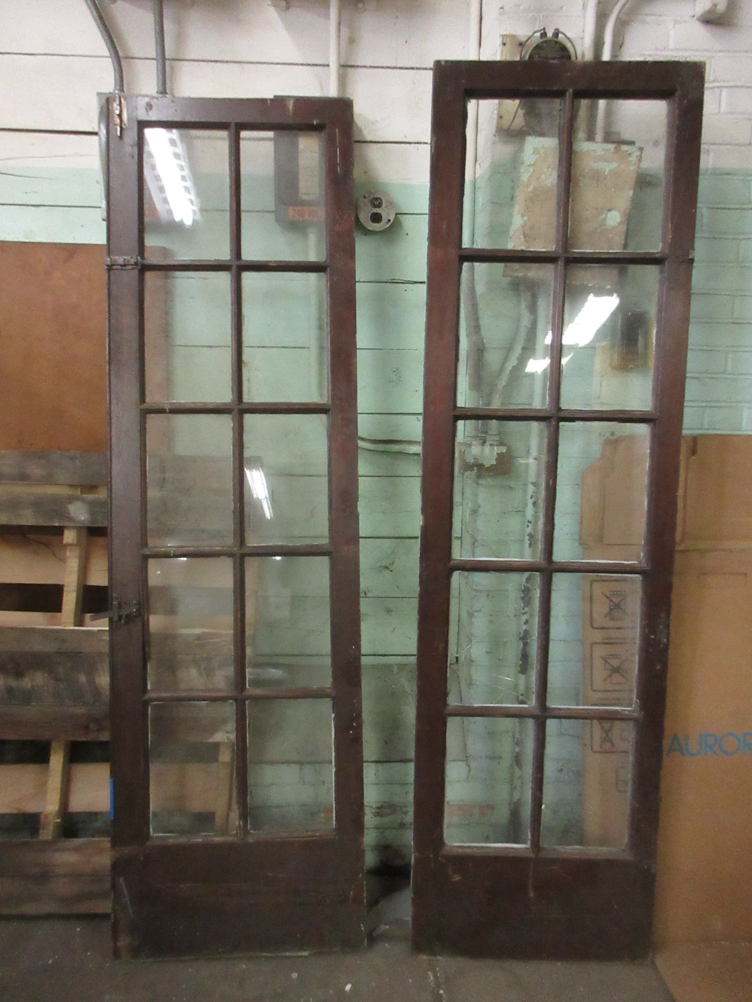 Pair of Exterior 10 Lite French Doors
