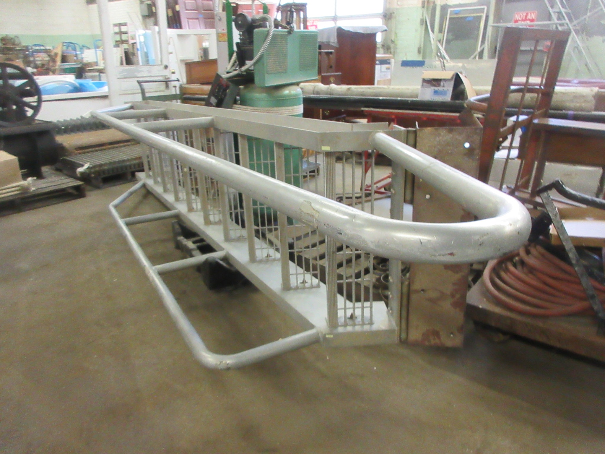 Industrial 13' Steel Staircase