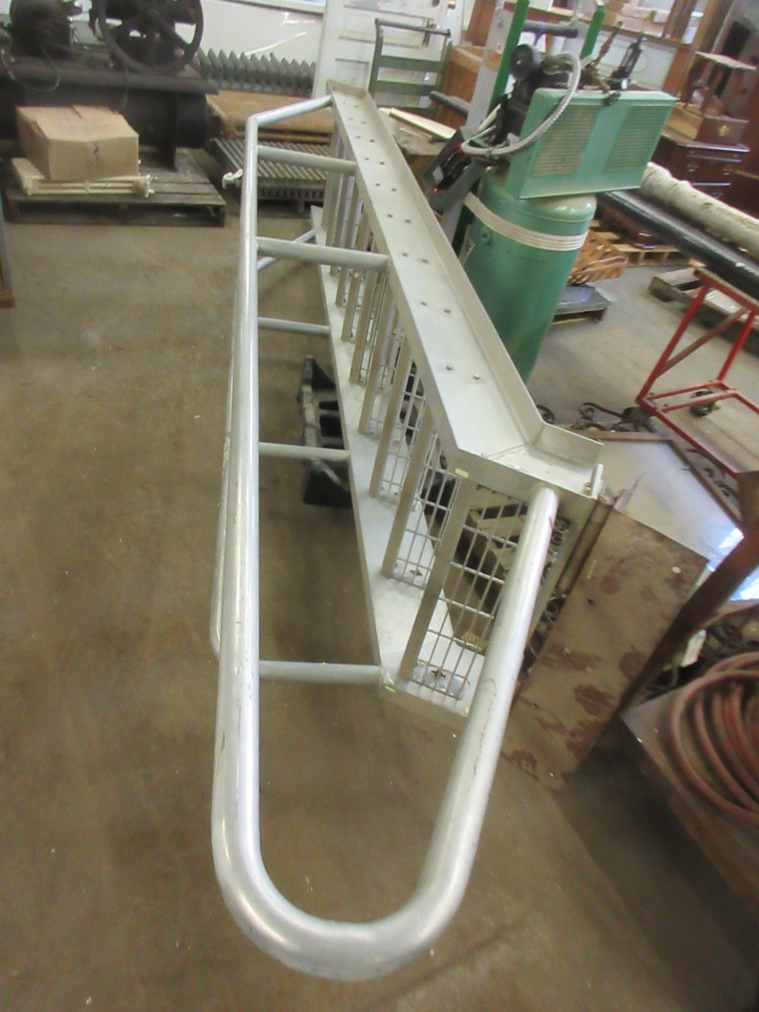 Industrial 13' Steel Staircase