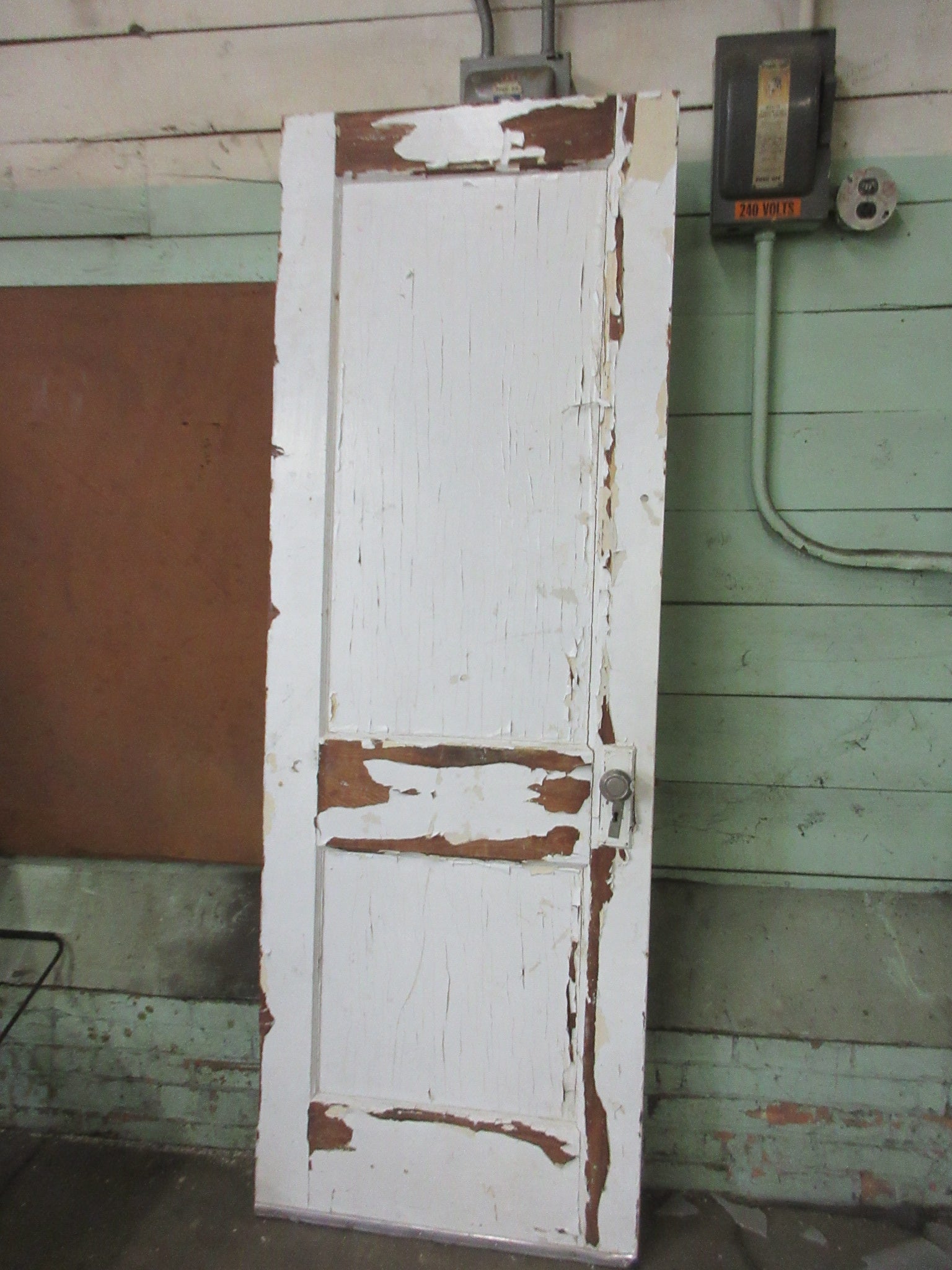Painted Two Panel Interior Door