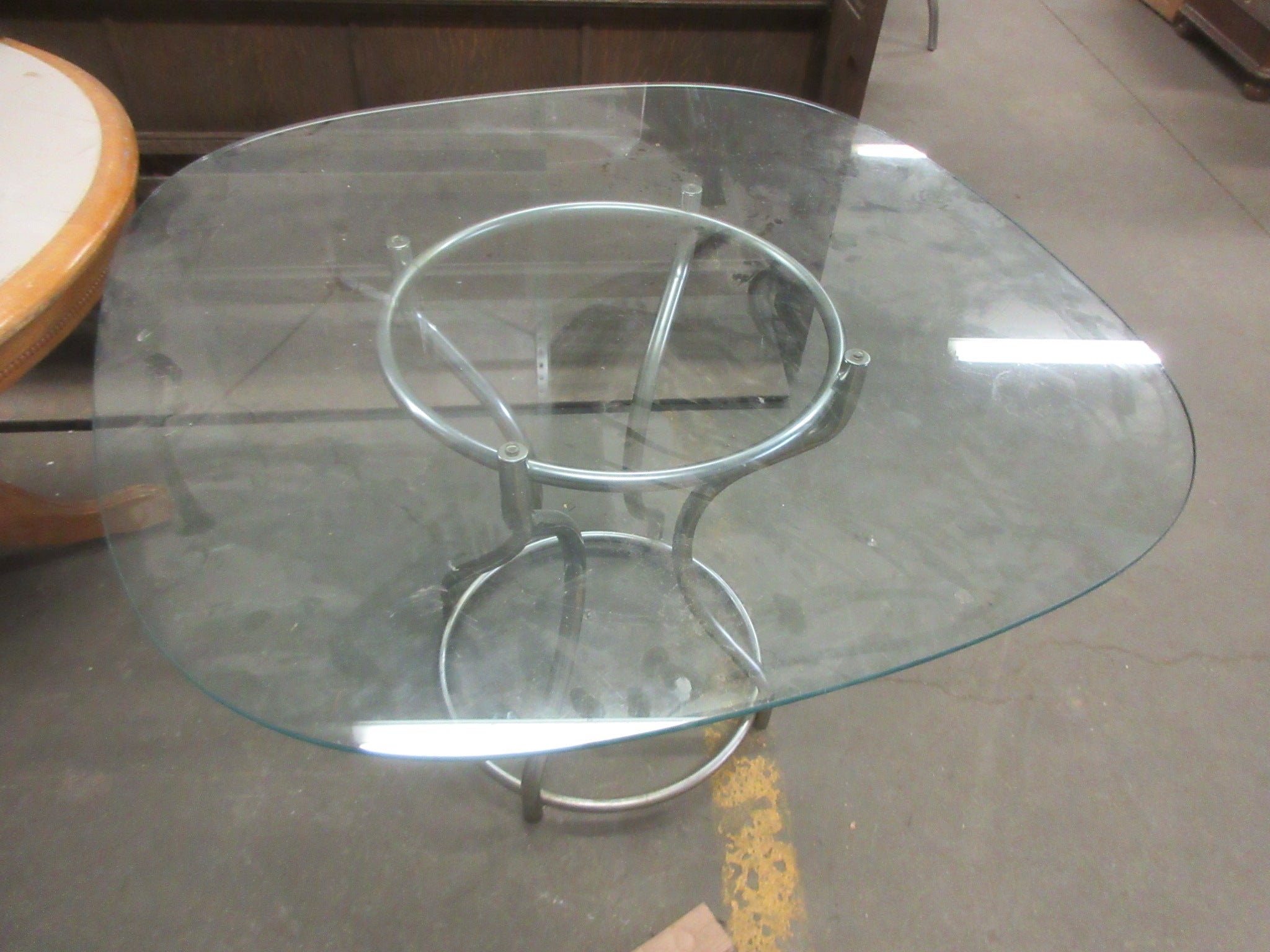 Glass Top Dining Table