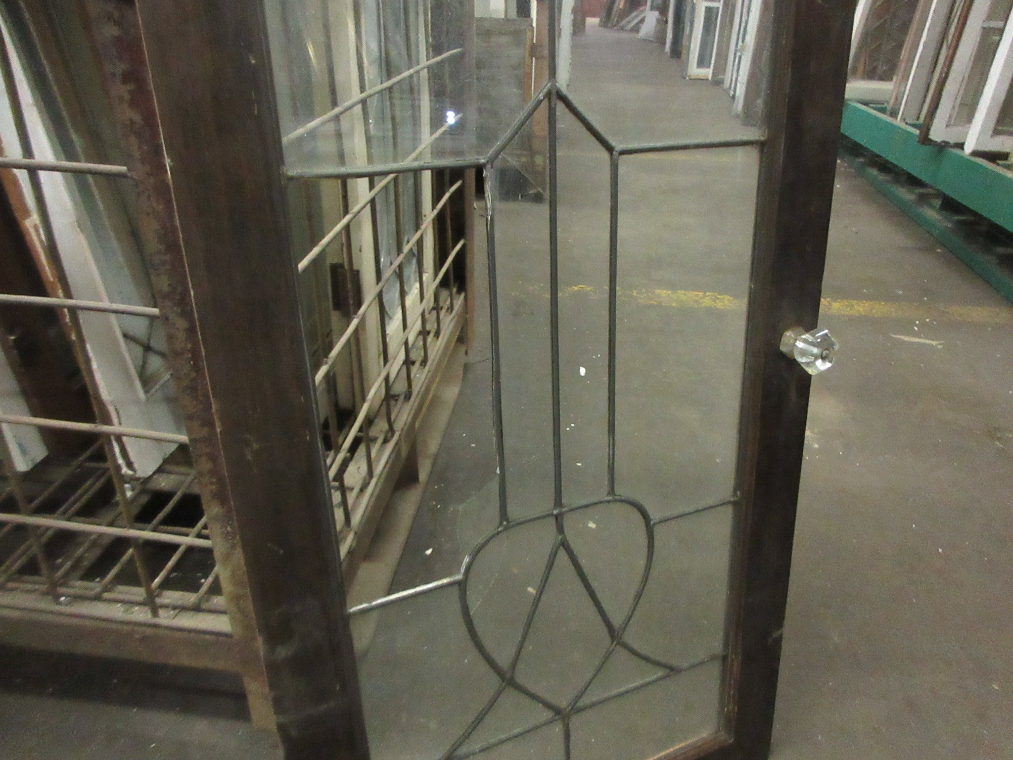 Leaded Glass Cabinet Door