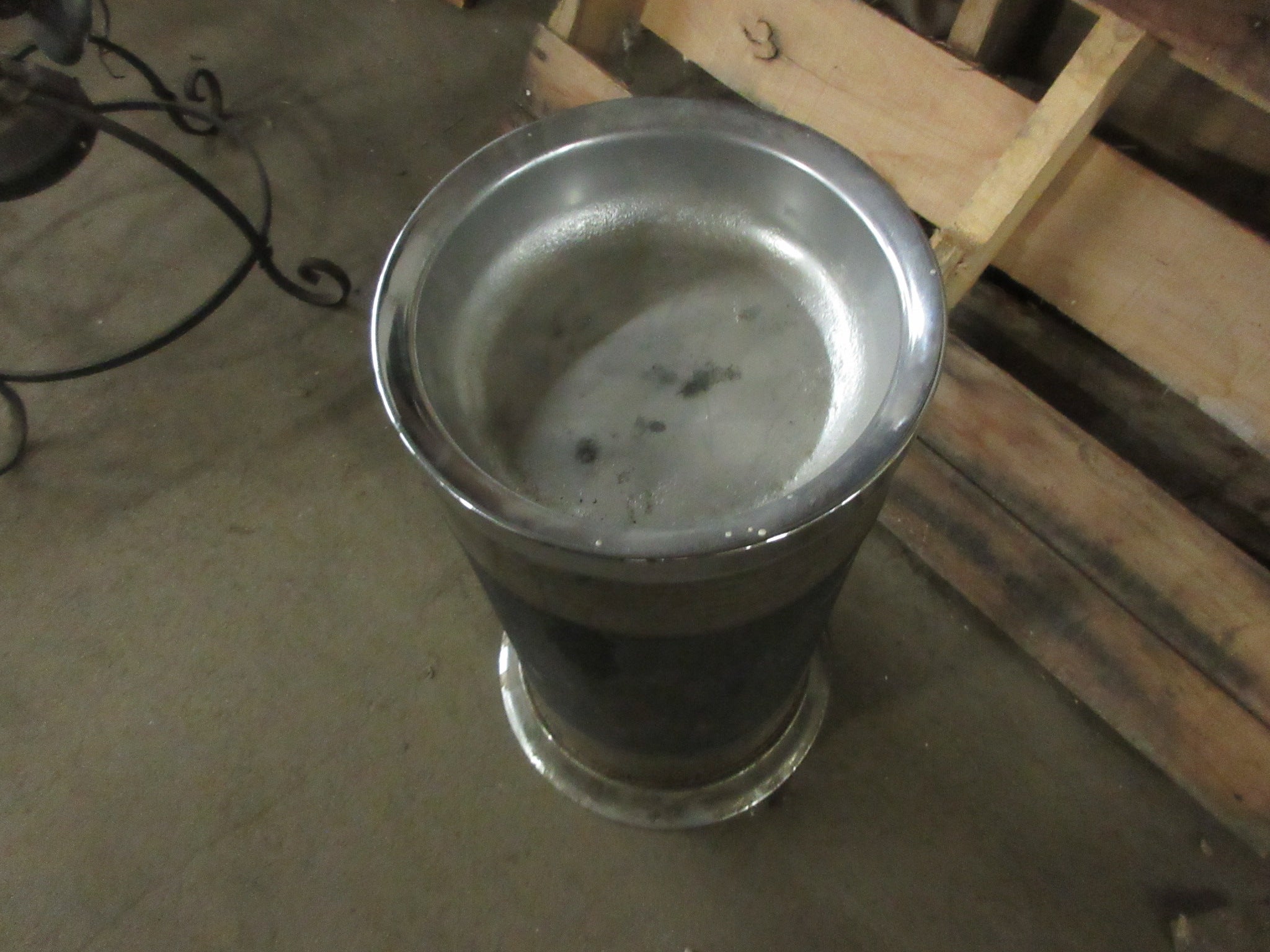 Vintage Metal Ashtray Stand