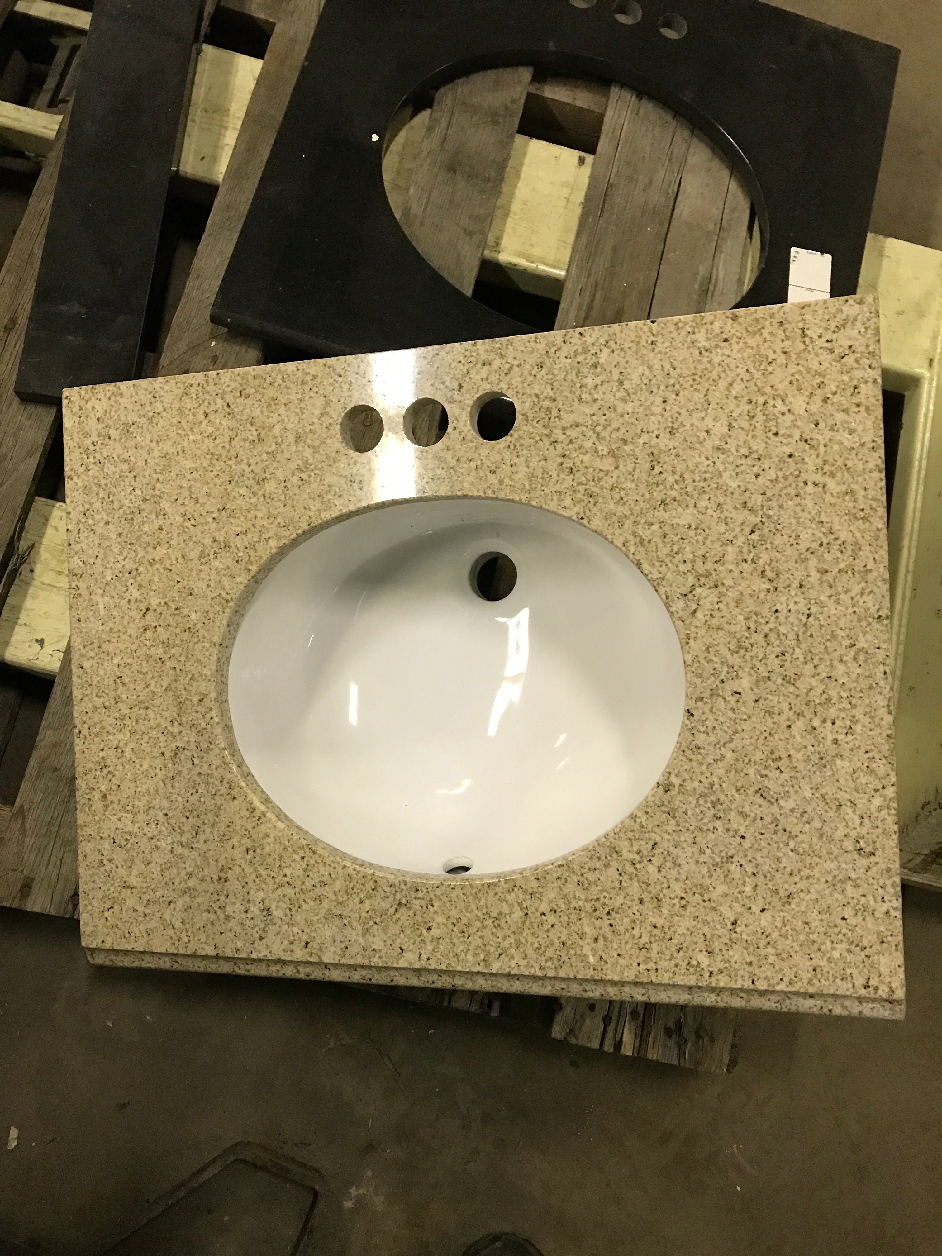 Bath Vanity Top With Undermount Sink 25”