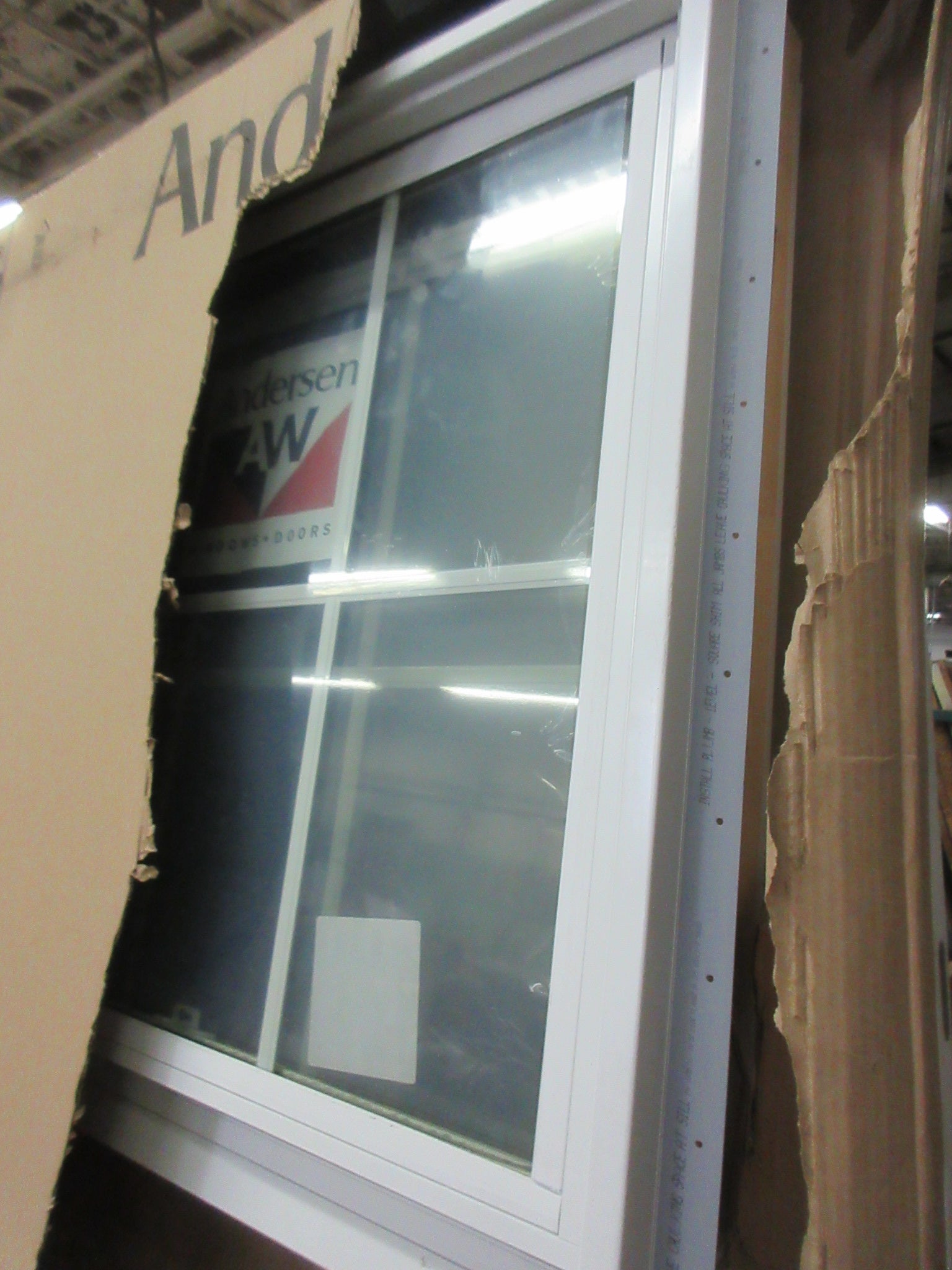 Double Hung Vinyl Window (New in Box)