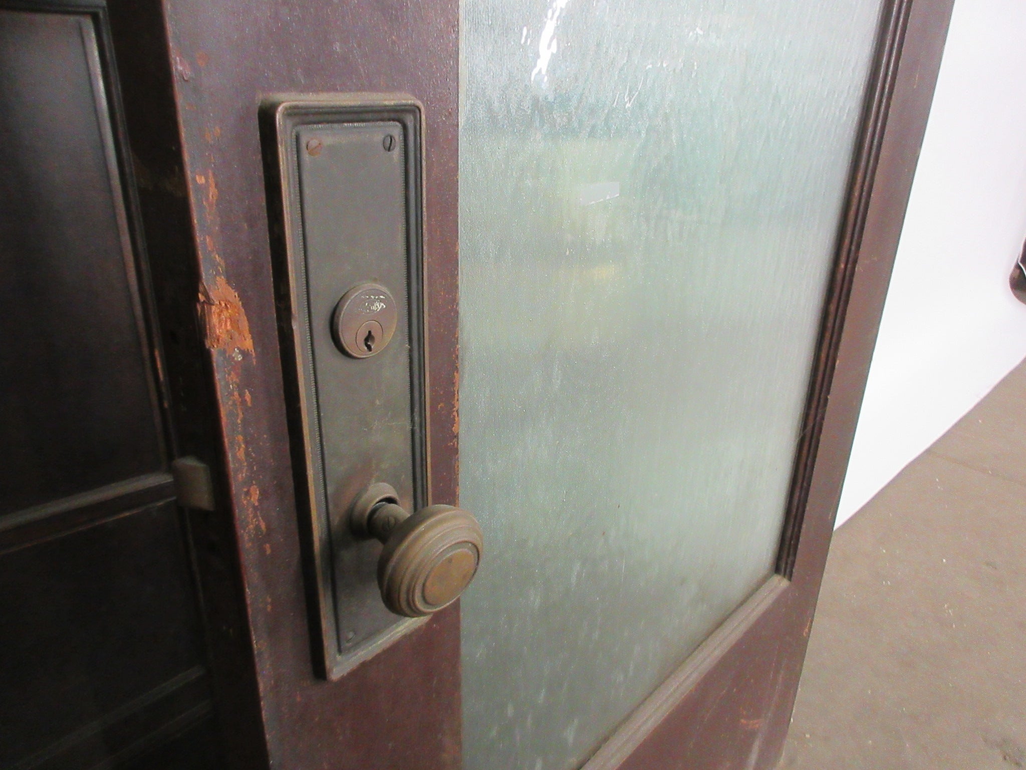 Full Privacy Glass Door
