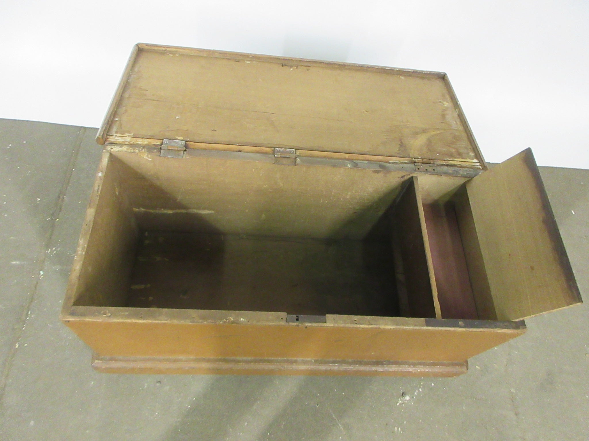 Wooden Chest on Casters
