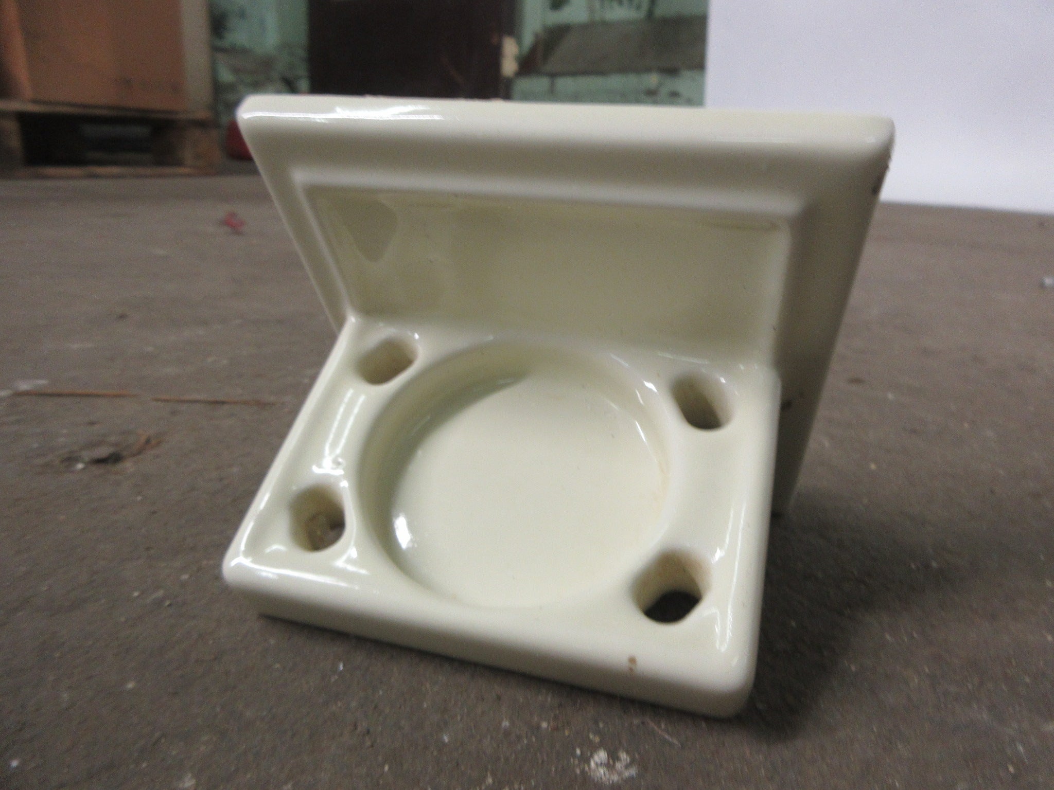 Cream Ceramic Toothbrush Holder