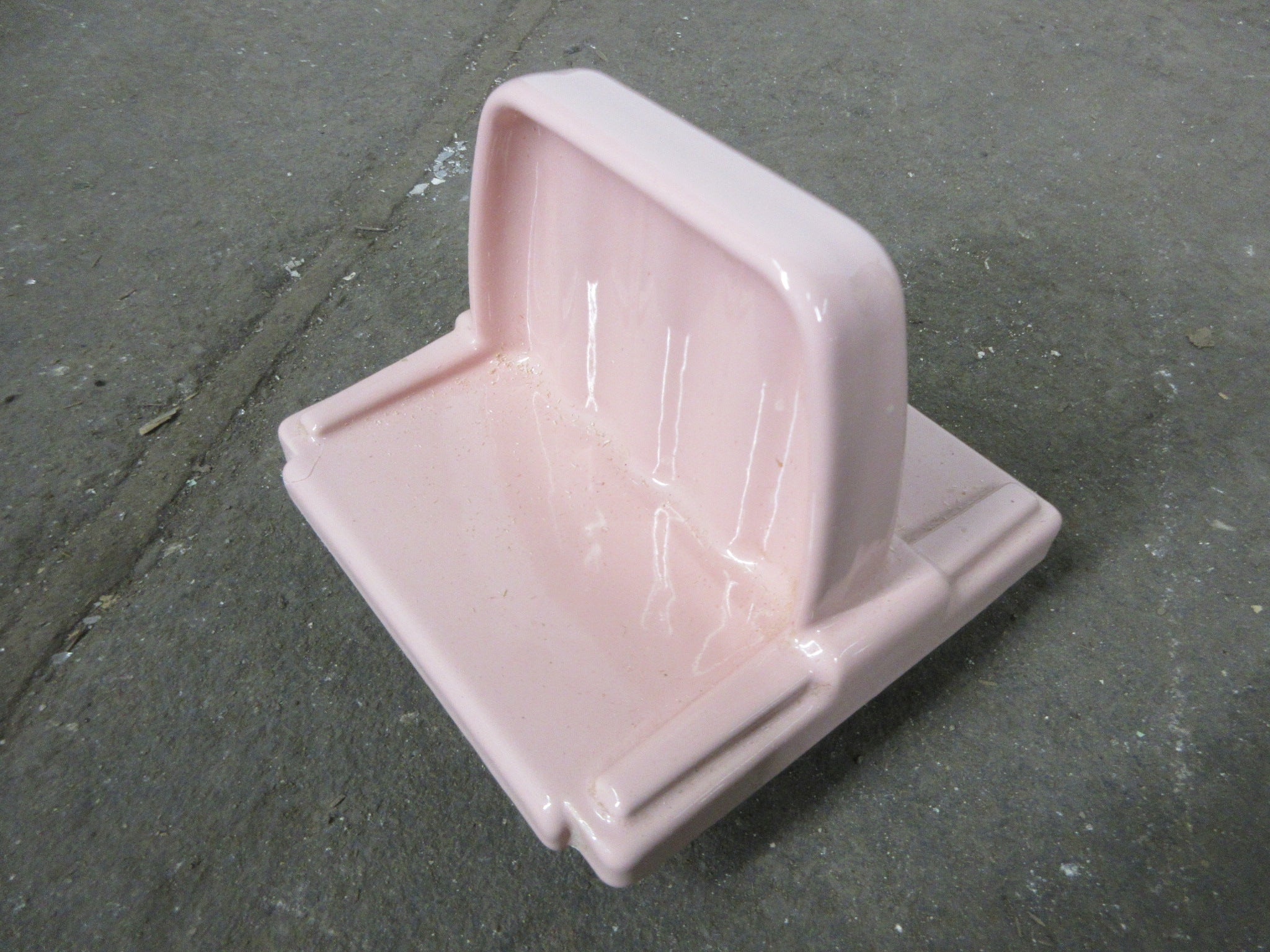 Pink Ceramic Soap Dish