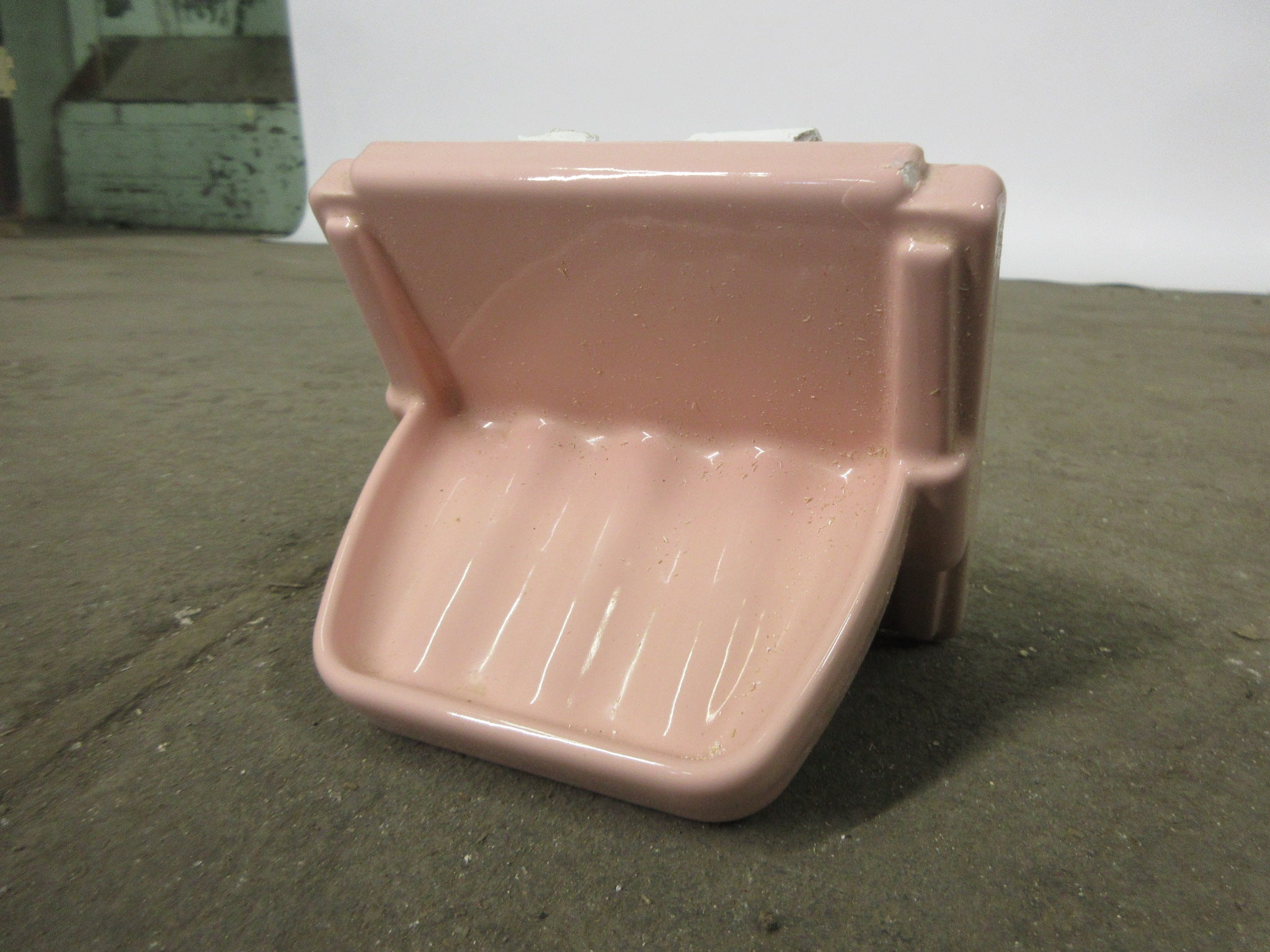Pink Ceramic Soap Dish