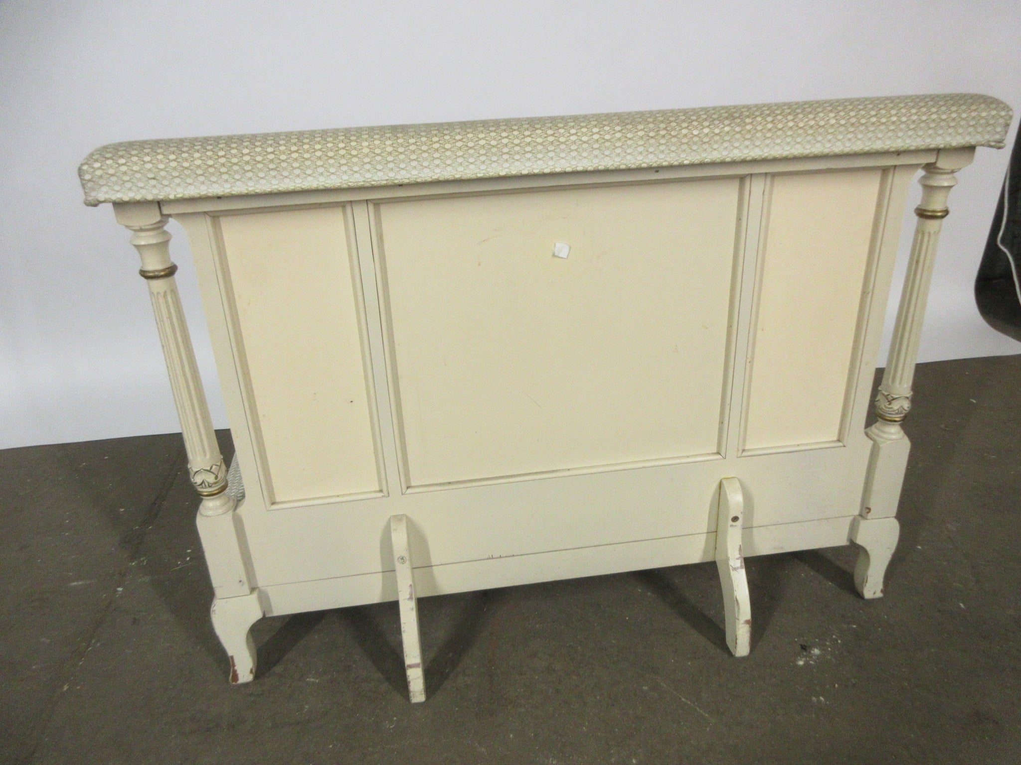 Blond Wood with Gold Trim Prayer Kneeler
