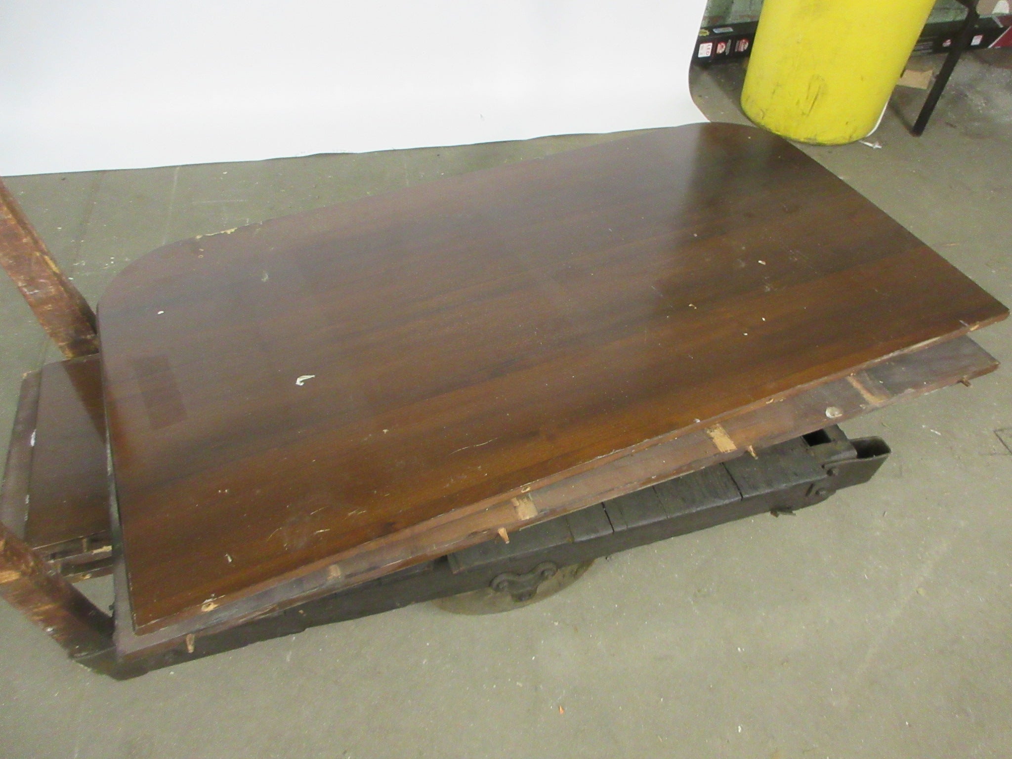Mahogany 10' Table Top with Leaves (No Base)