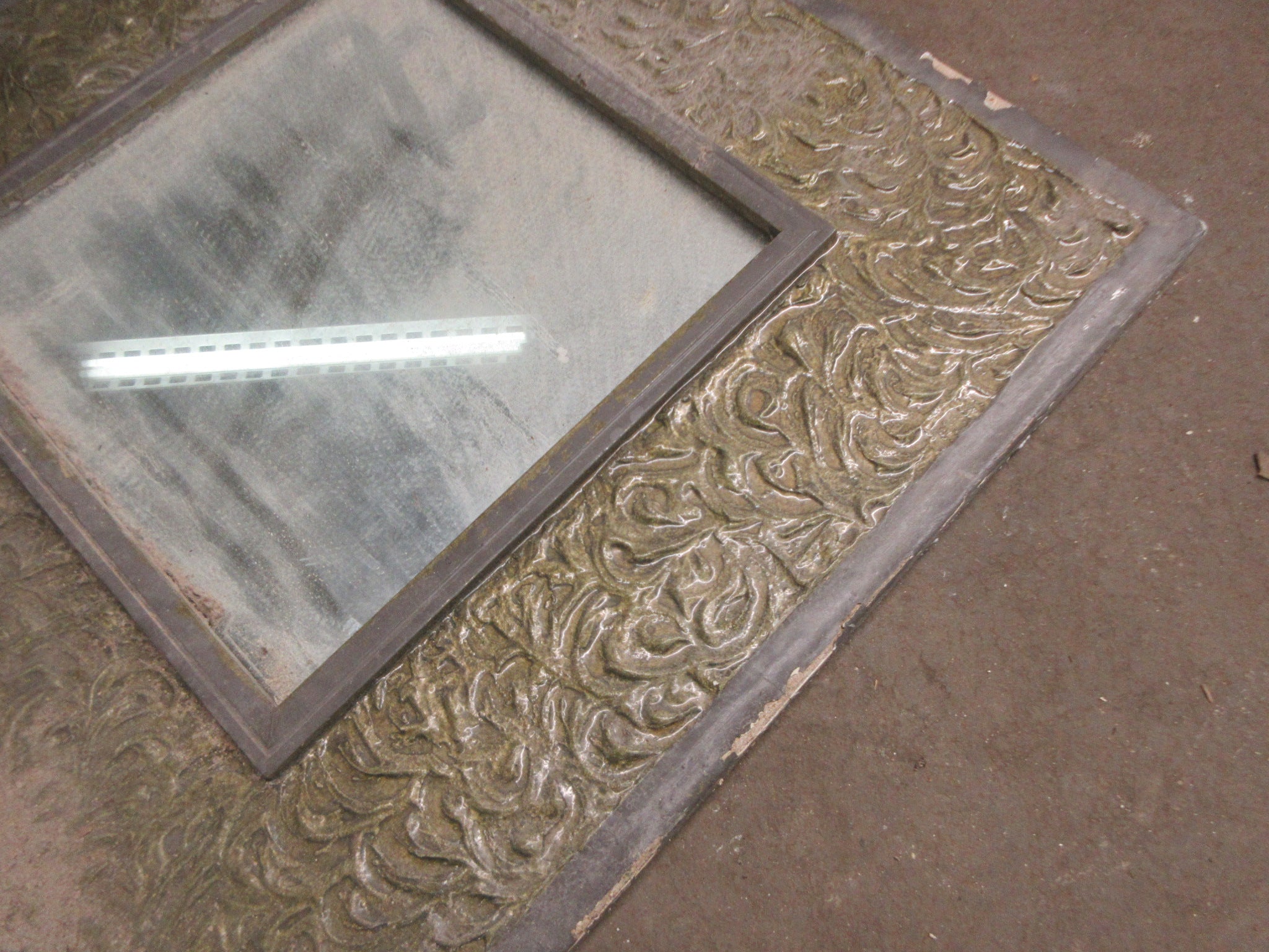 Square Wooden Mirror