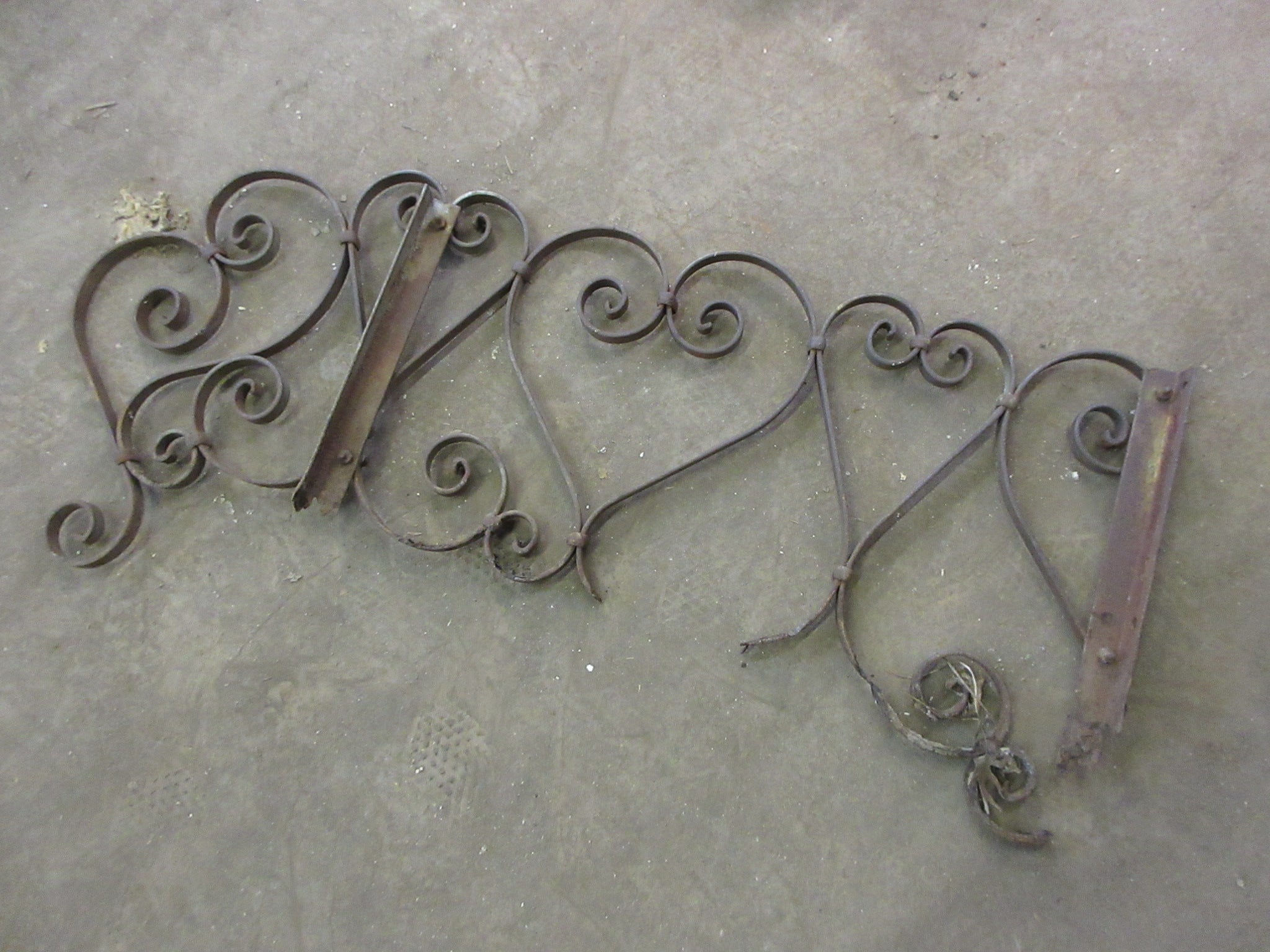 Wrought Iron Decorative Railing Insert 42 1/2"