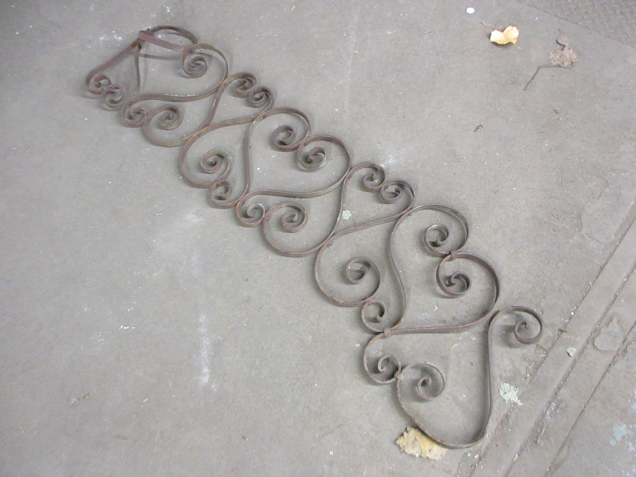 Wrought Iron Decorative Railing Insert 53 1/2"