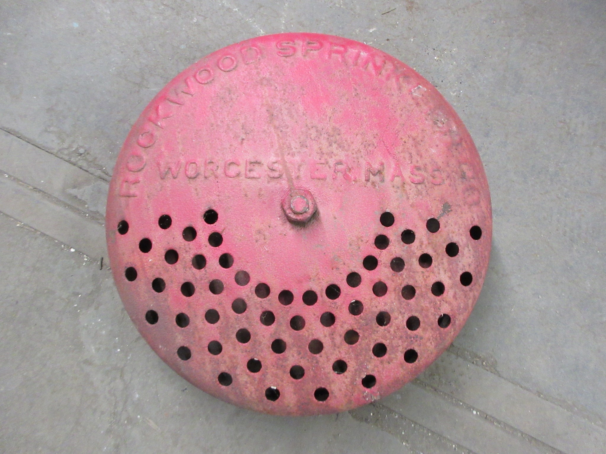 Rockwood Cast Iron Sprinkler Alarm