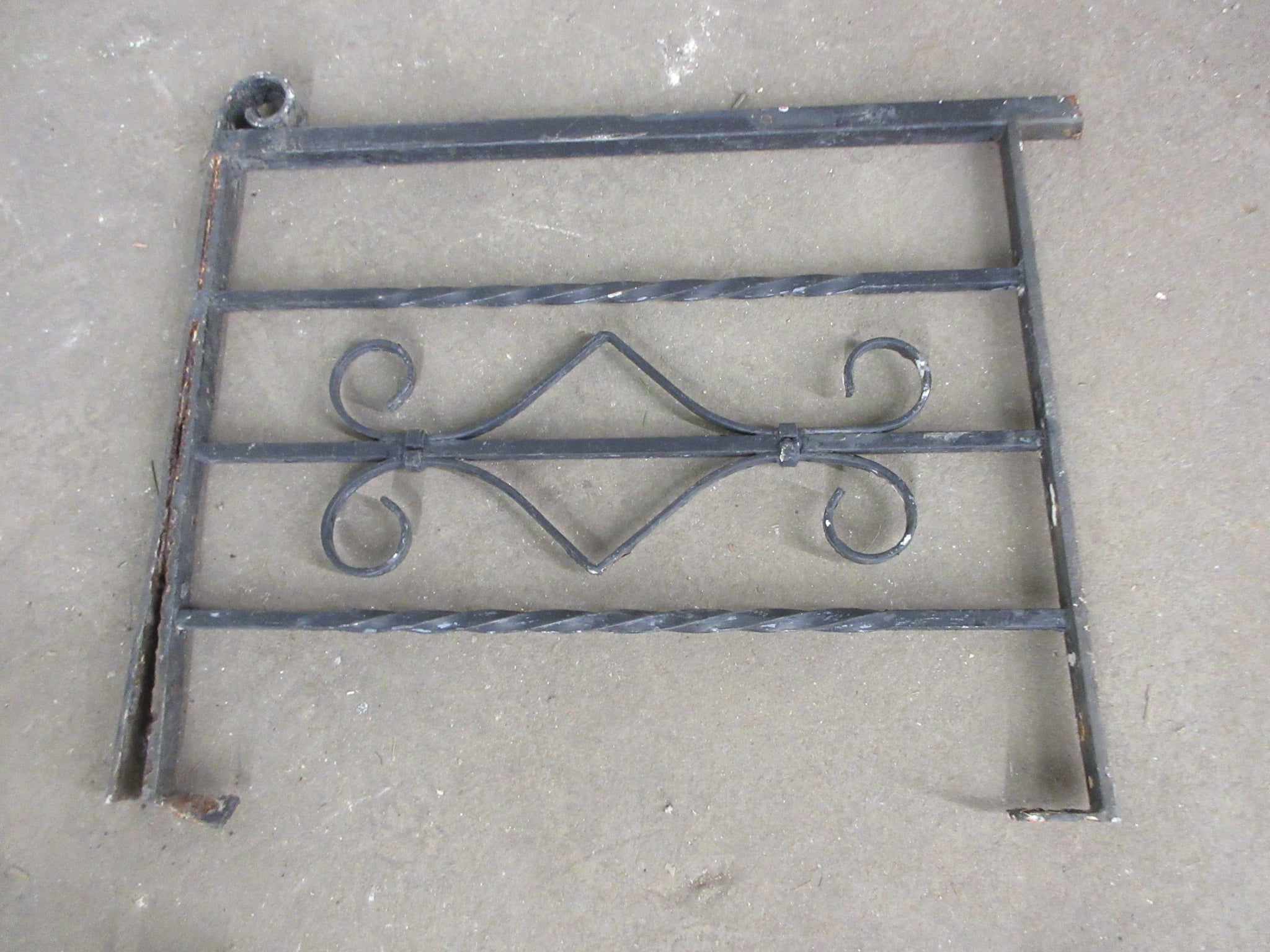 Wrought Iron Railing (Two Pieces)