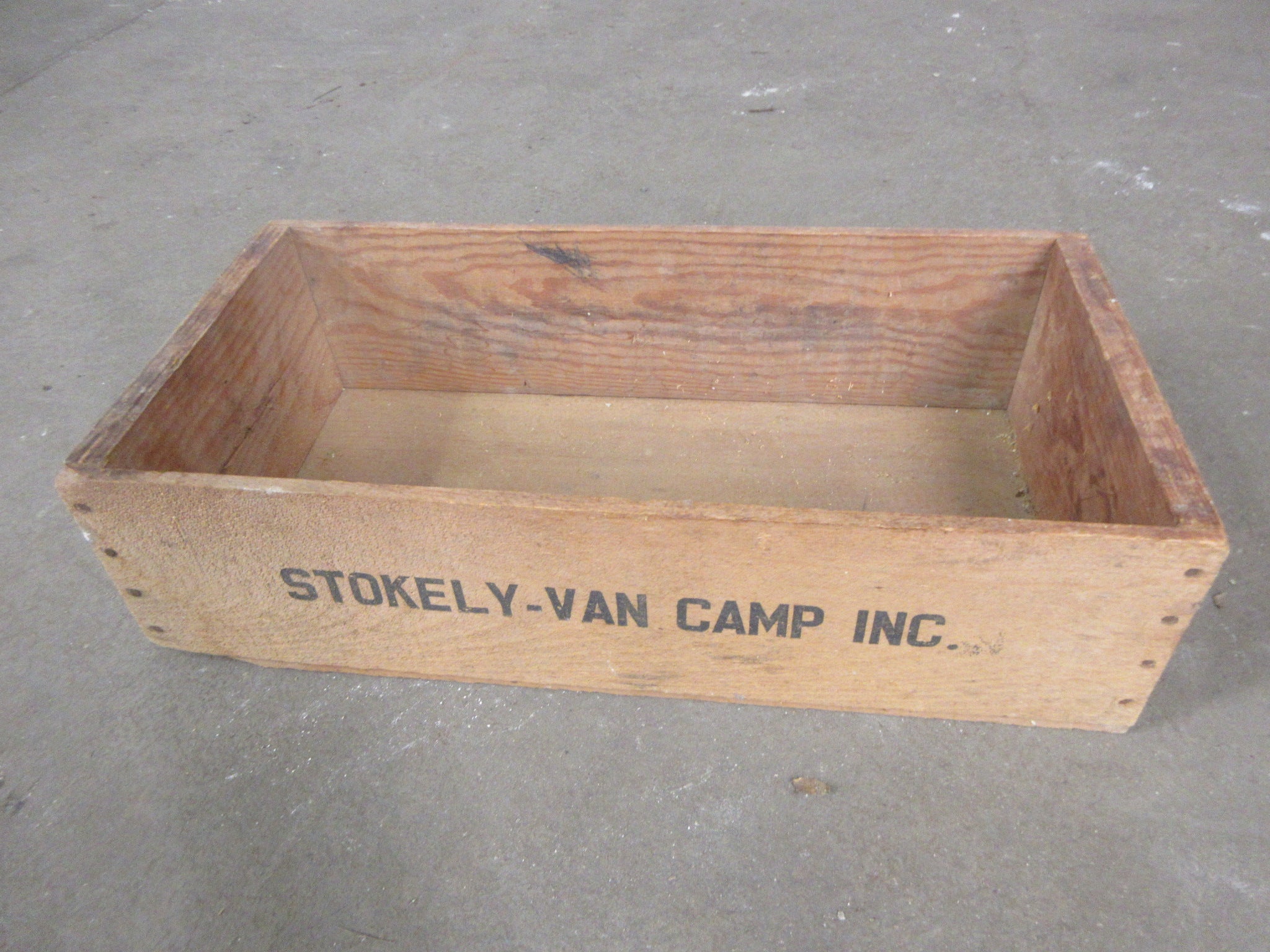 Stokely Wooden Box