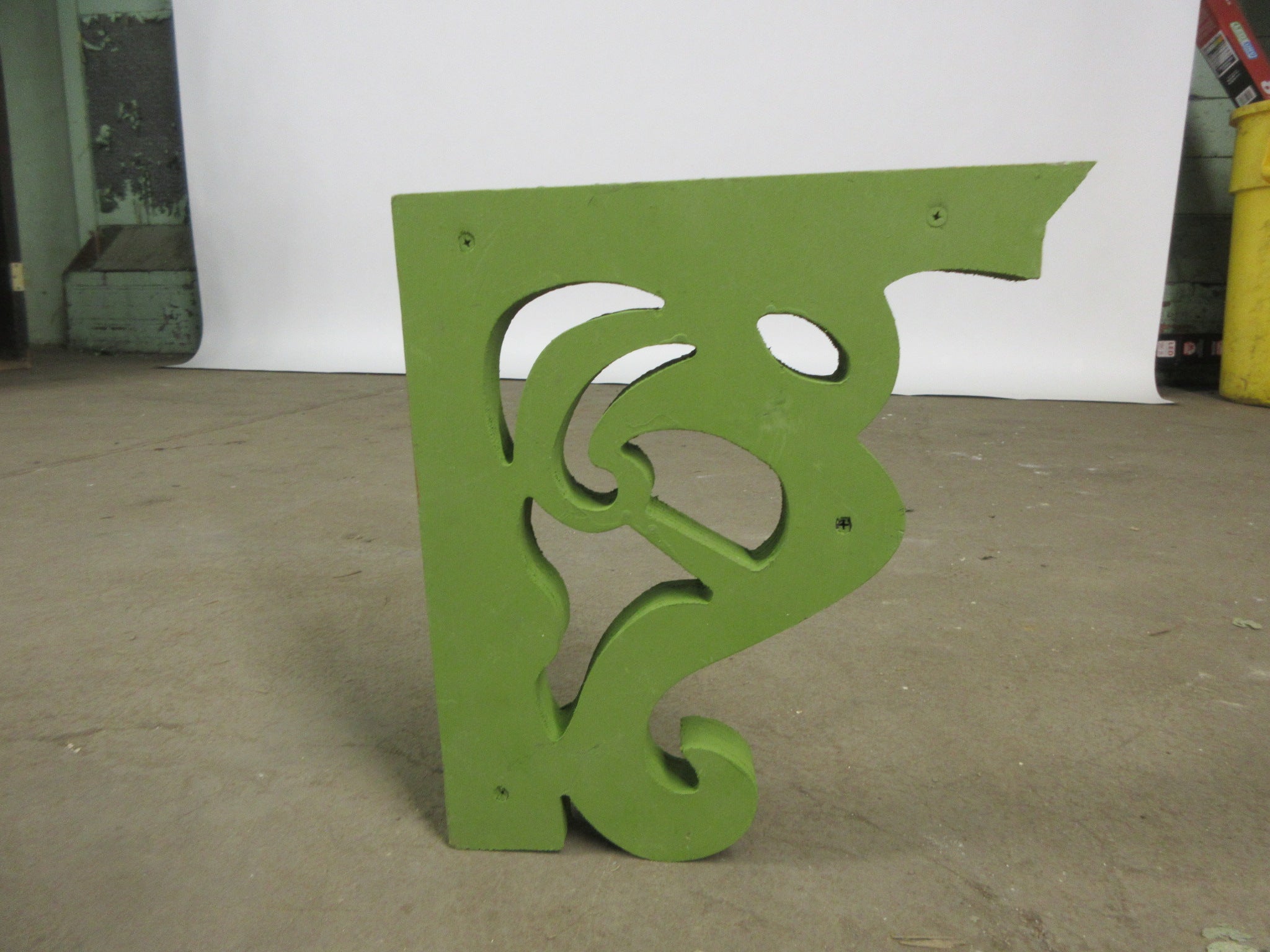 Painted Wooden Bracket 13"
