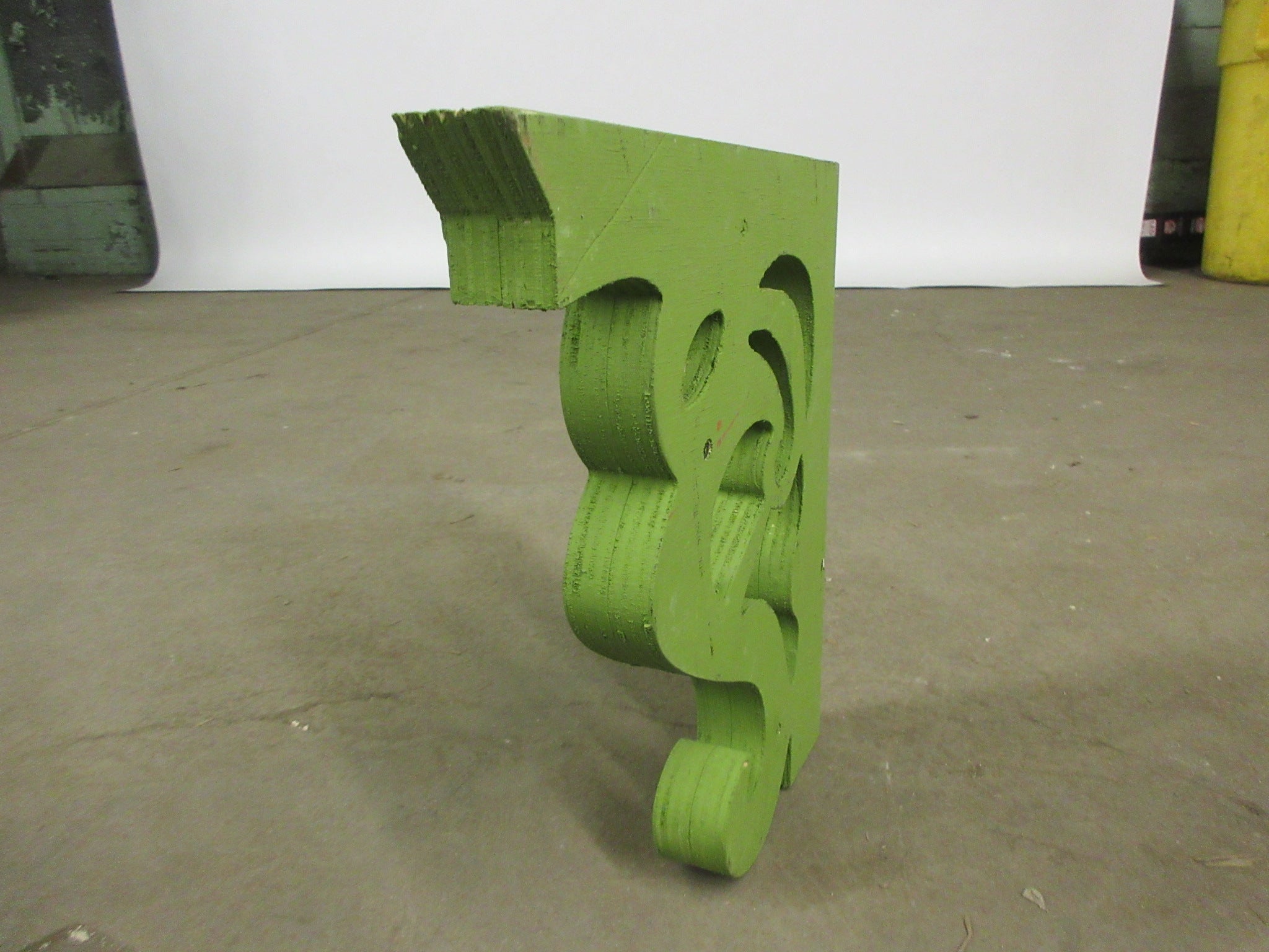 Painted Wooden Bracket 13"
