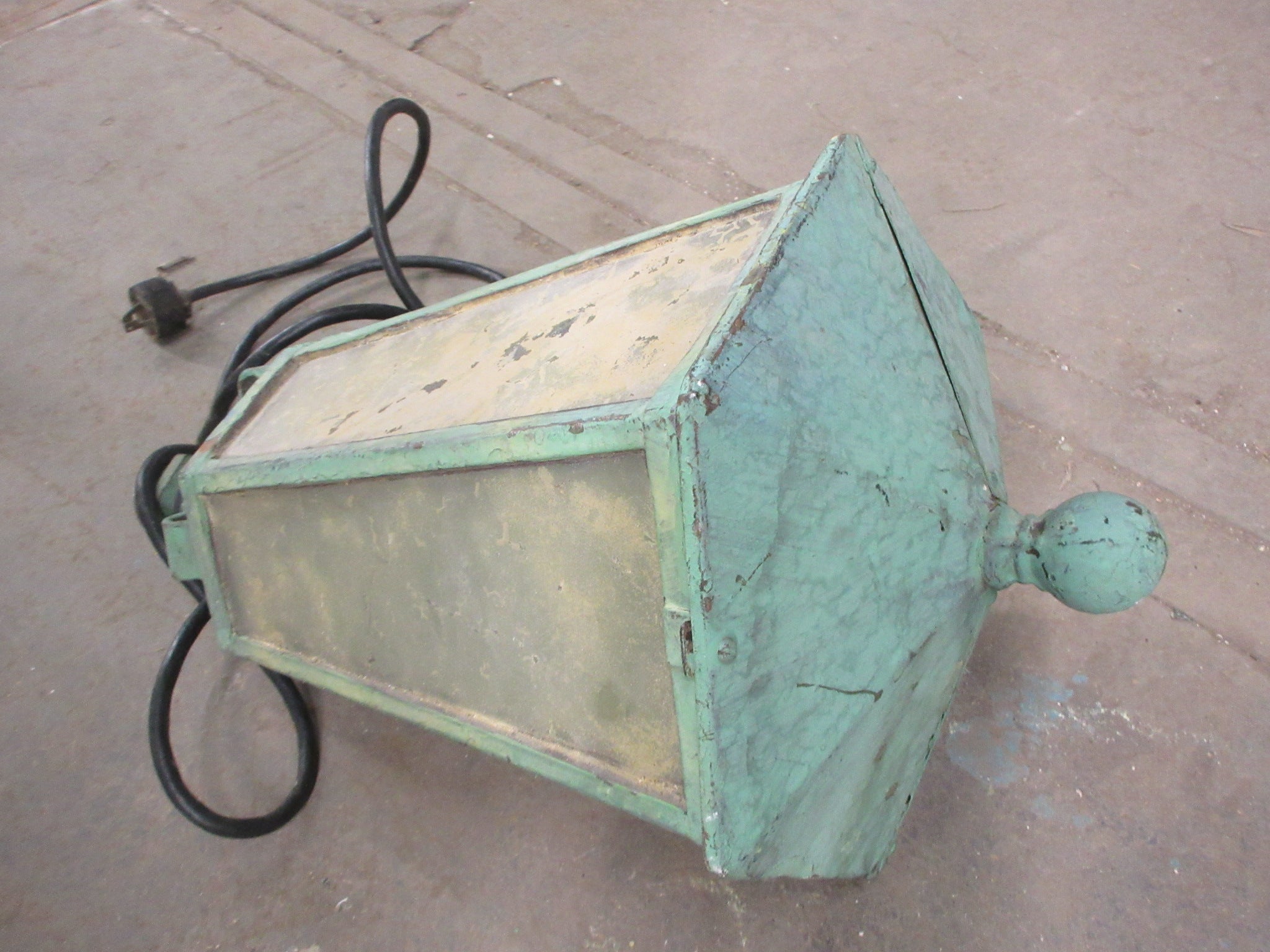 Antique Metal Plug-In Lantern