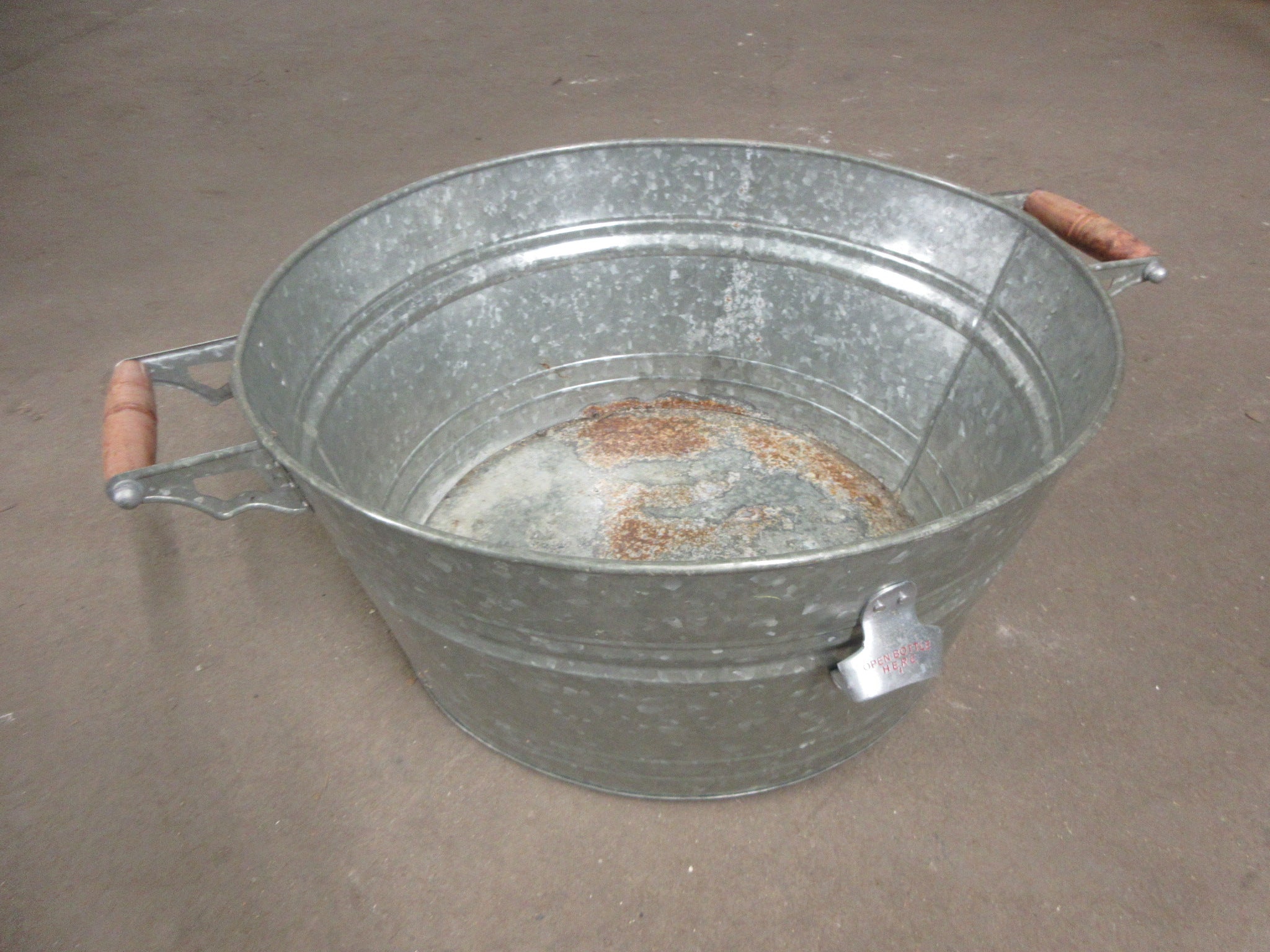 Galvanized Steel Drink Basin