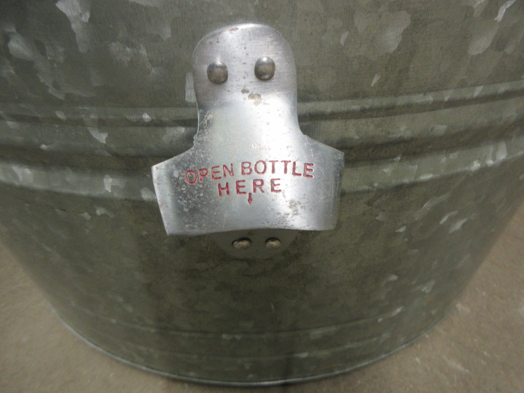 Galvanized Steel Drink Basin