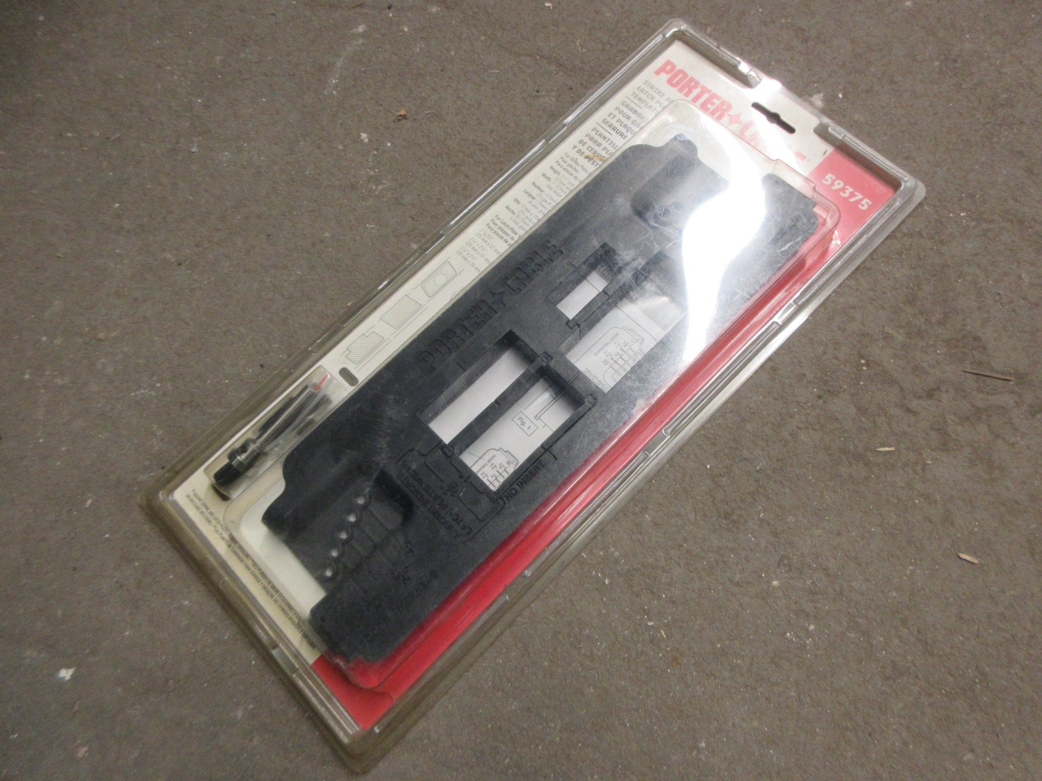 Porter Cable Strike/Latch Template