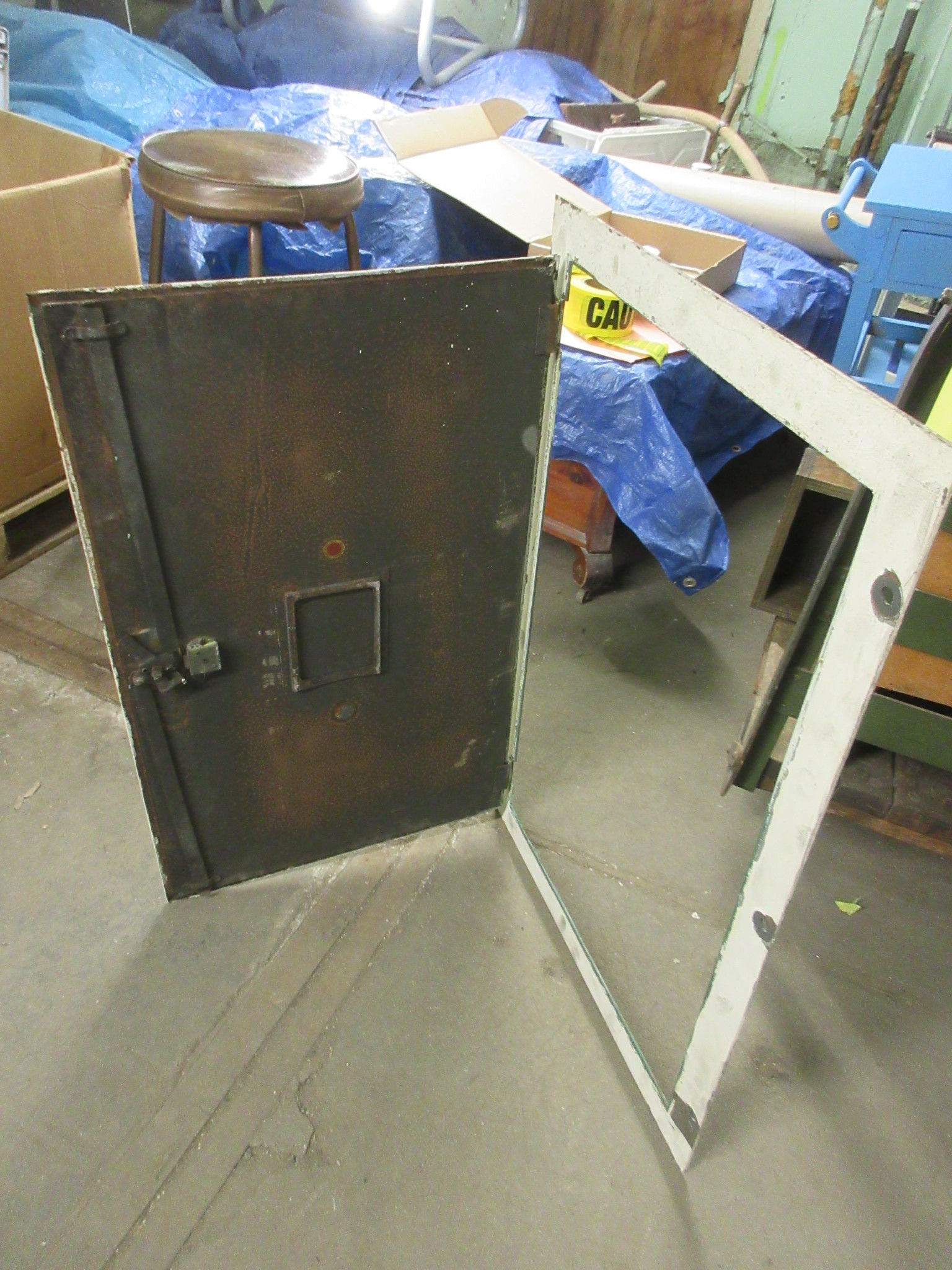 Industrial Iron Metal Door