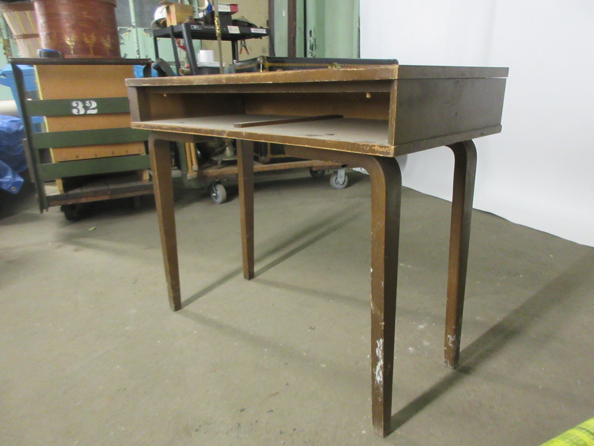 Wood Mid Century Desk