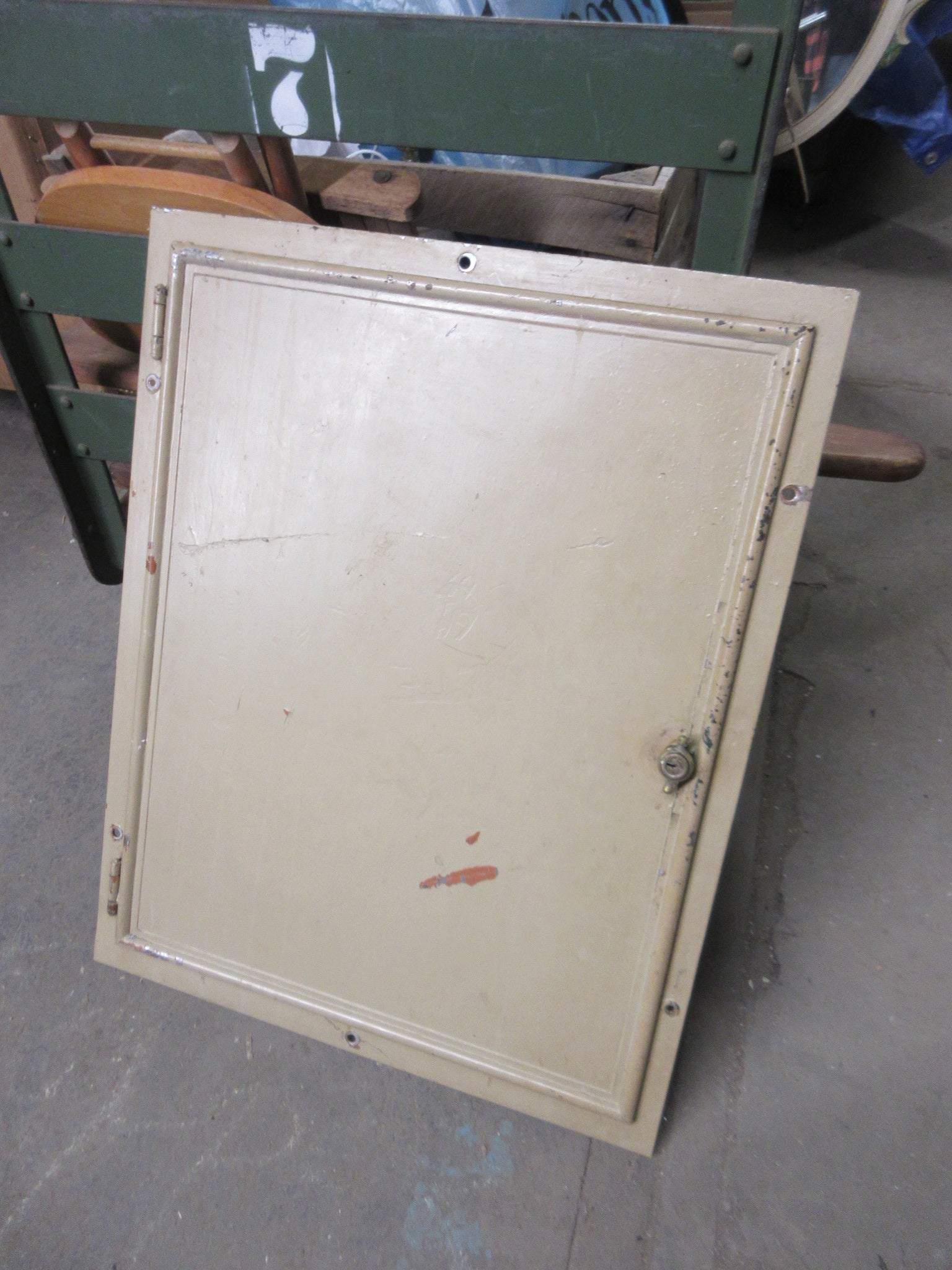 Industrial Steel Flush Mount Door