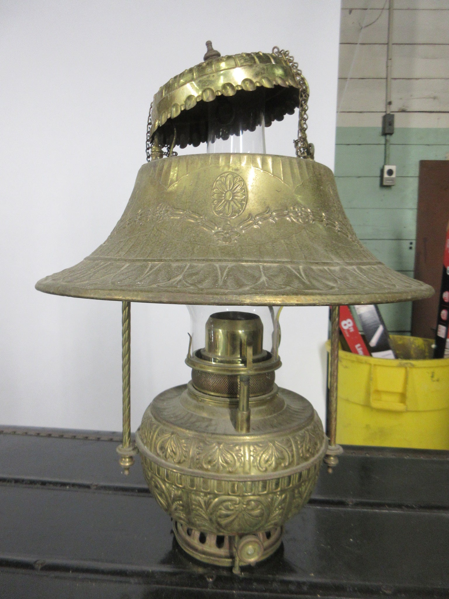 Ornate Brass Table Lamp