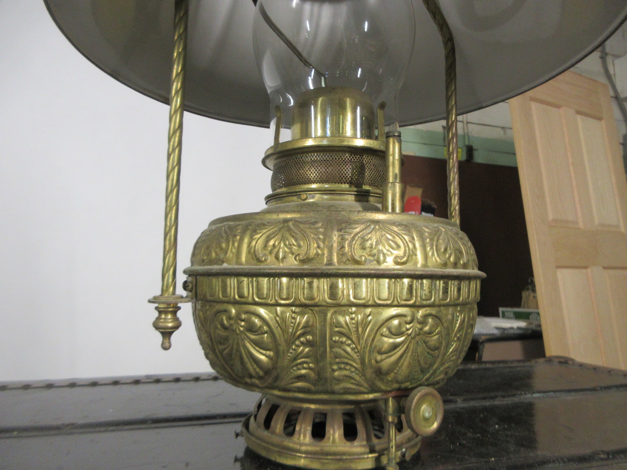 Ornate Brass Table Lamp