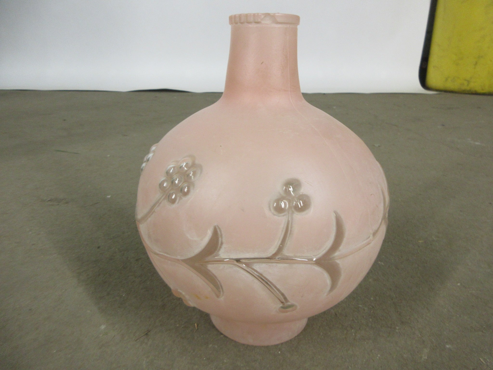 Vintage Pink Glass Lighting Globe