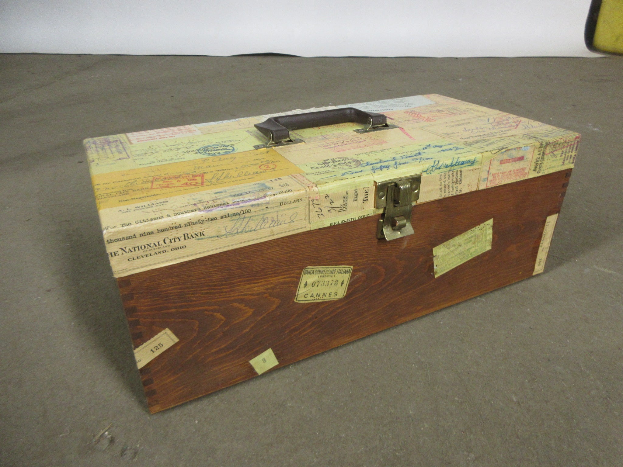 Lidded Decoupaged Box